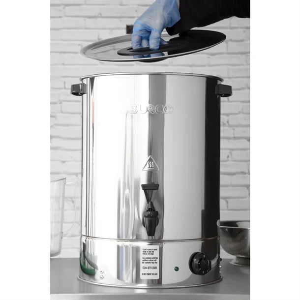 Burco Manual Fill 30L Hot Water Boiler/Urn. Model- MFCT30STHF. Delivery Included (NCE6061)