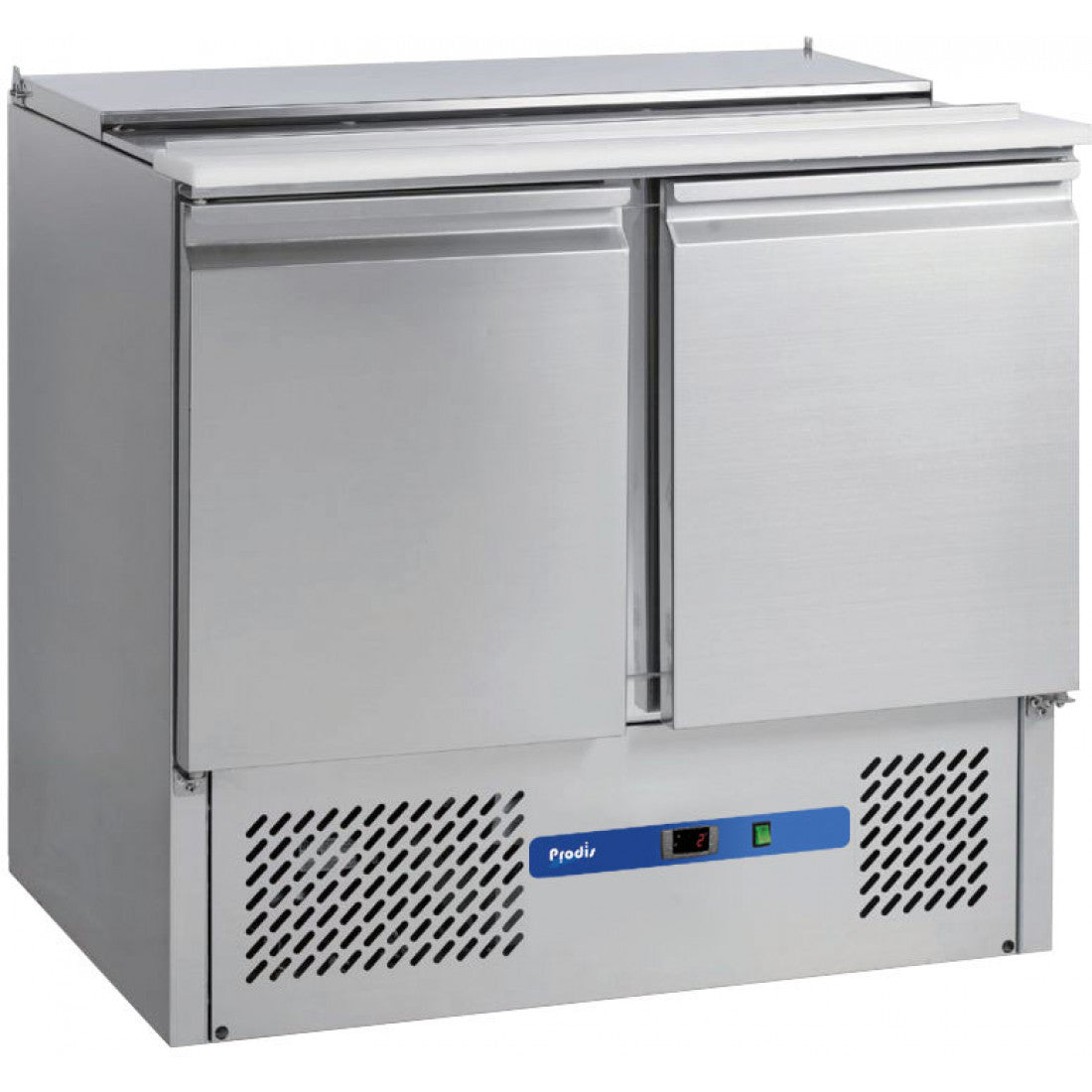 Prodis Two Door Compact Saladette Counter Fridge, Model-EC-2SALAD. Delivery Included