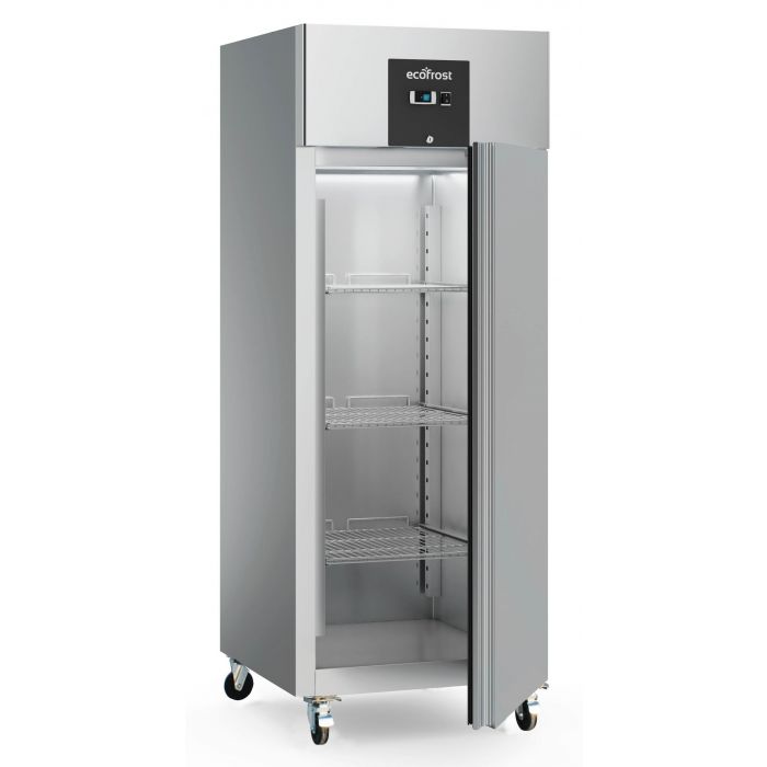 Ecofrost Stainless Steel 650L Single Upright Ventilated Fridge. Model- 7950.5005. Delivery Included
