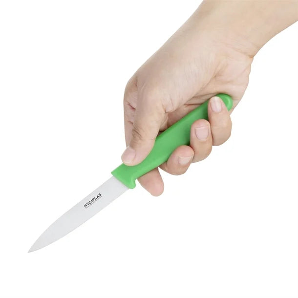 Hygiplas 8.5cm Green Paring Knife (NCE4158)
