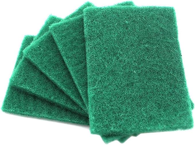 Green Scouring Pads, Large-10pk (NCE3168)