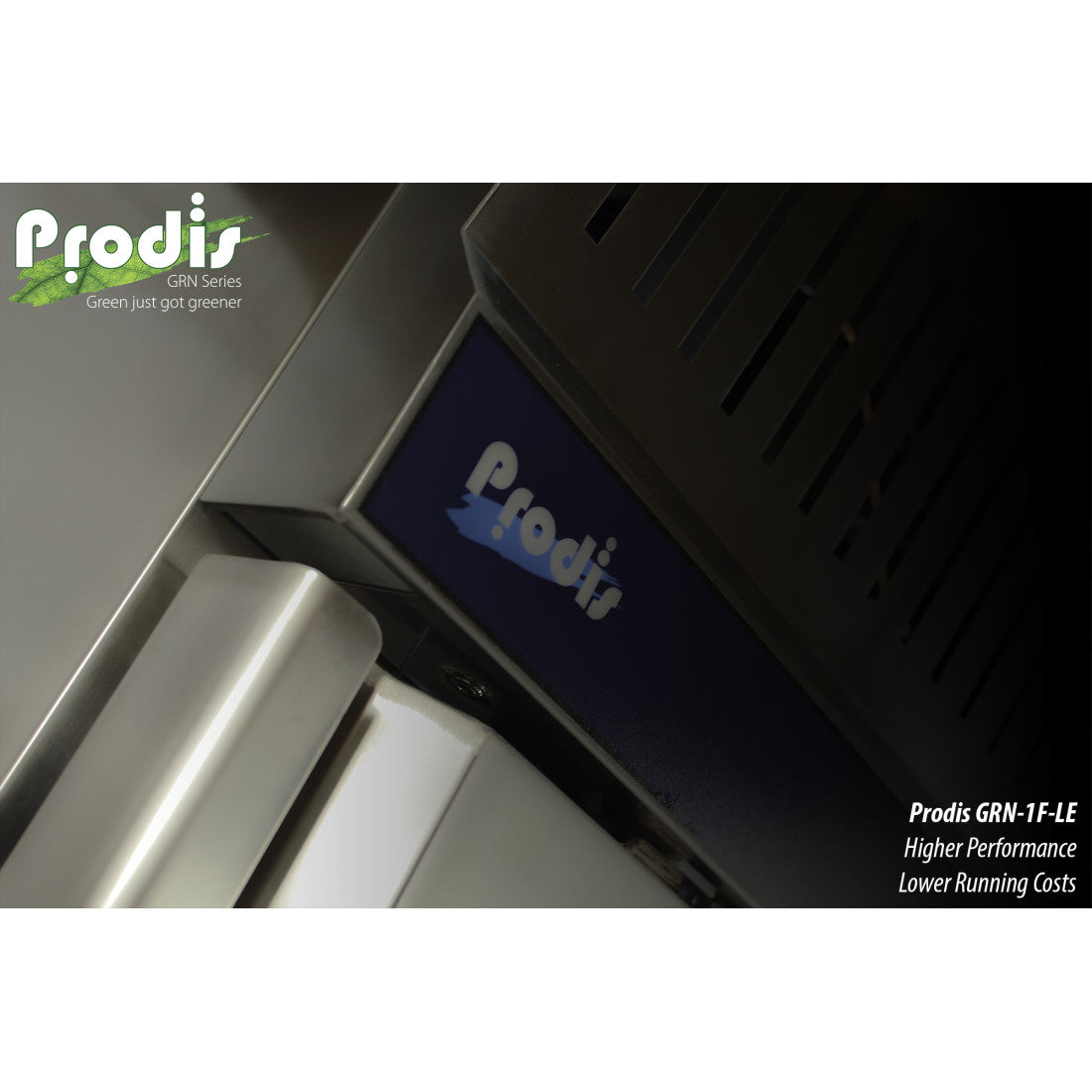 Prodis Low Energy Stainless Steel Single Upright Freezer, 522L Capacity, Model-GRN-1F-LE. Delivery Included