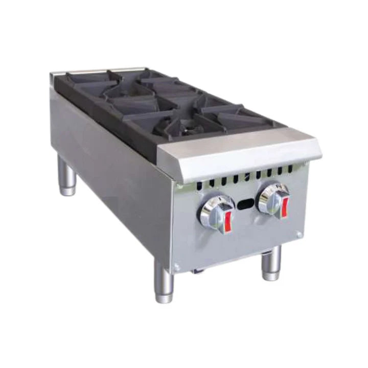 Hamoki Tabletop Two Burner Stove, Natural Gas, Model-GHP-2L (NCE4650)