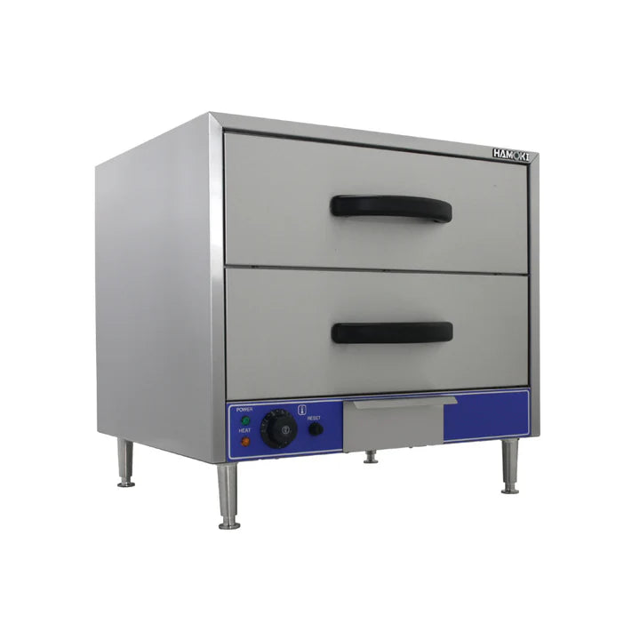 Hamoki Two Drawer Food Warming Unit - Wet Heat (NCE5167)