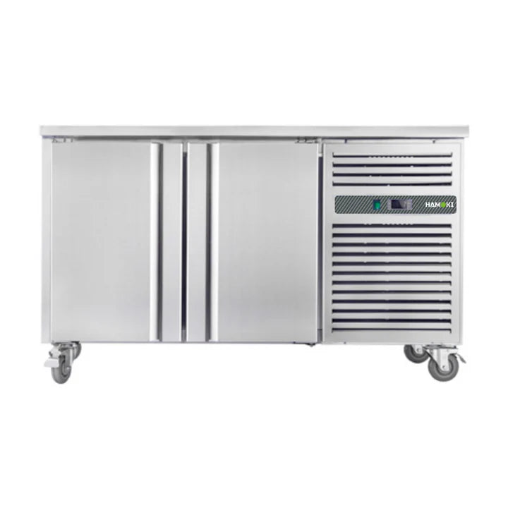Hamoki Two Door Flat Counter Freezer, 135cm, Model-GN2100BT (NCE5257)