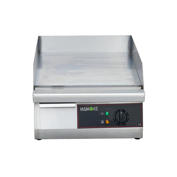 Hamoki Electric Countertop Chrome Plated Griddle, 40cm, 13amp, Model- GR-400 (NCE4510)