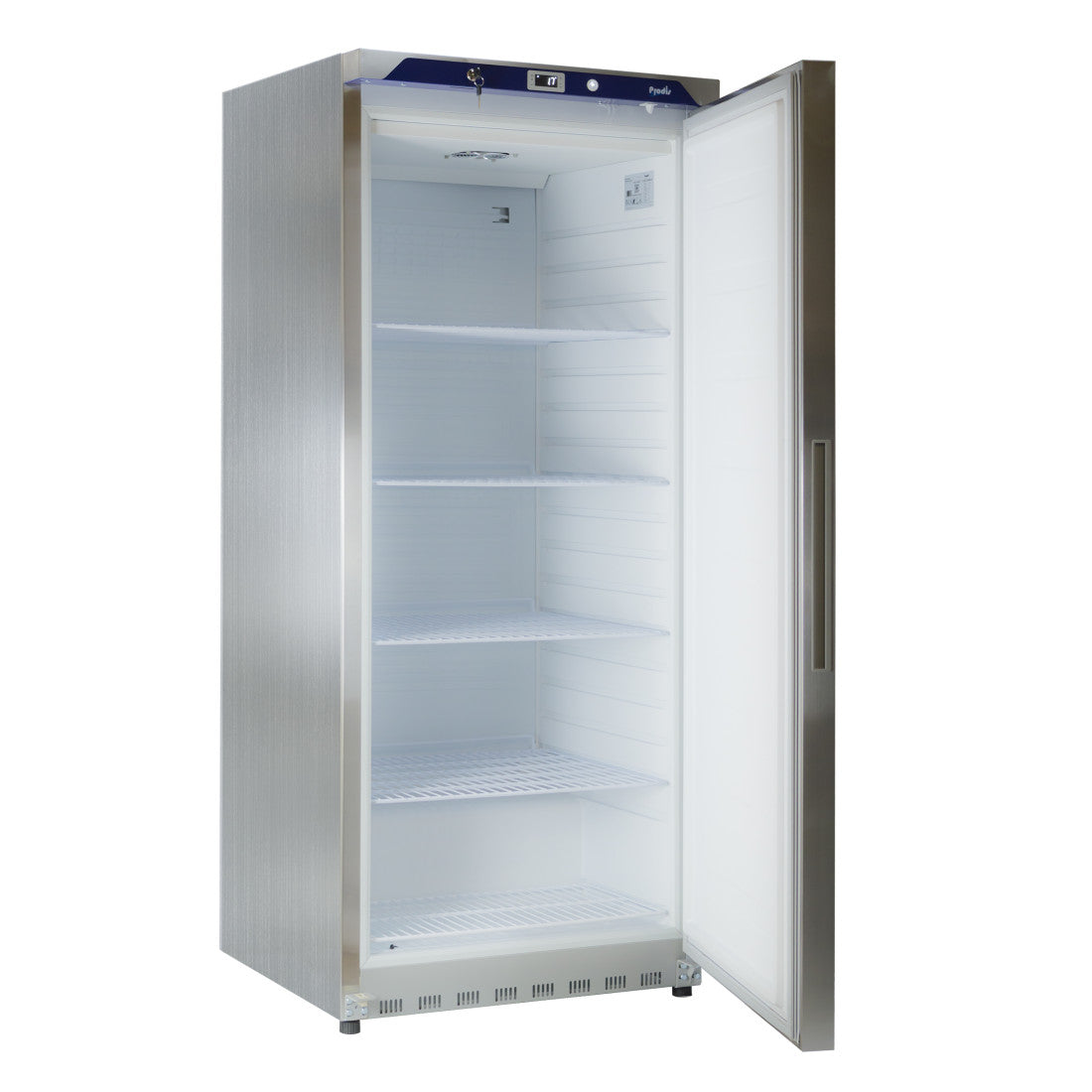 Prodis Stainless Steel Single Upright Freezer, 620L Capacity, Ventilated/Frost Free, Model-HC610VFSS. Delivery Included