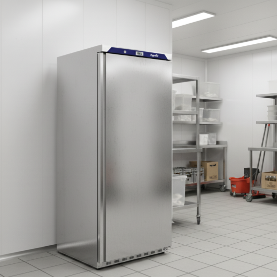 Prodis Stainless Steel Single Upright Freezer, 620L Capacity, Ventilated/Frost Free, Model-HC610VFSS. Delivery Included