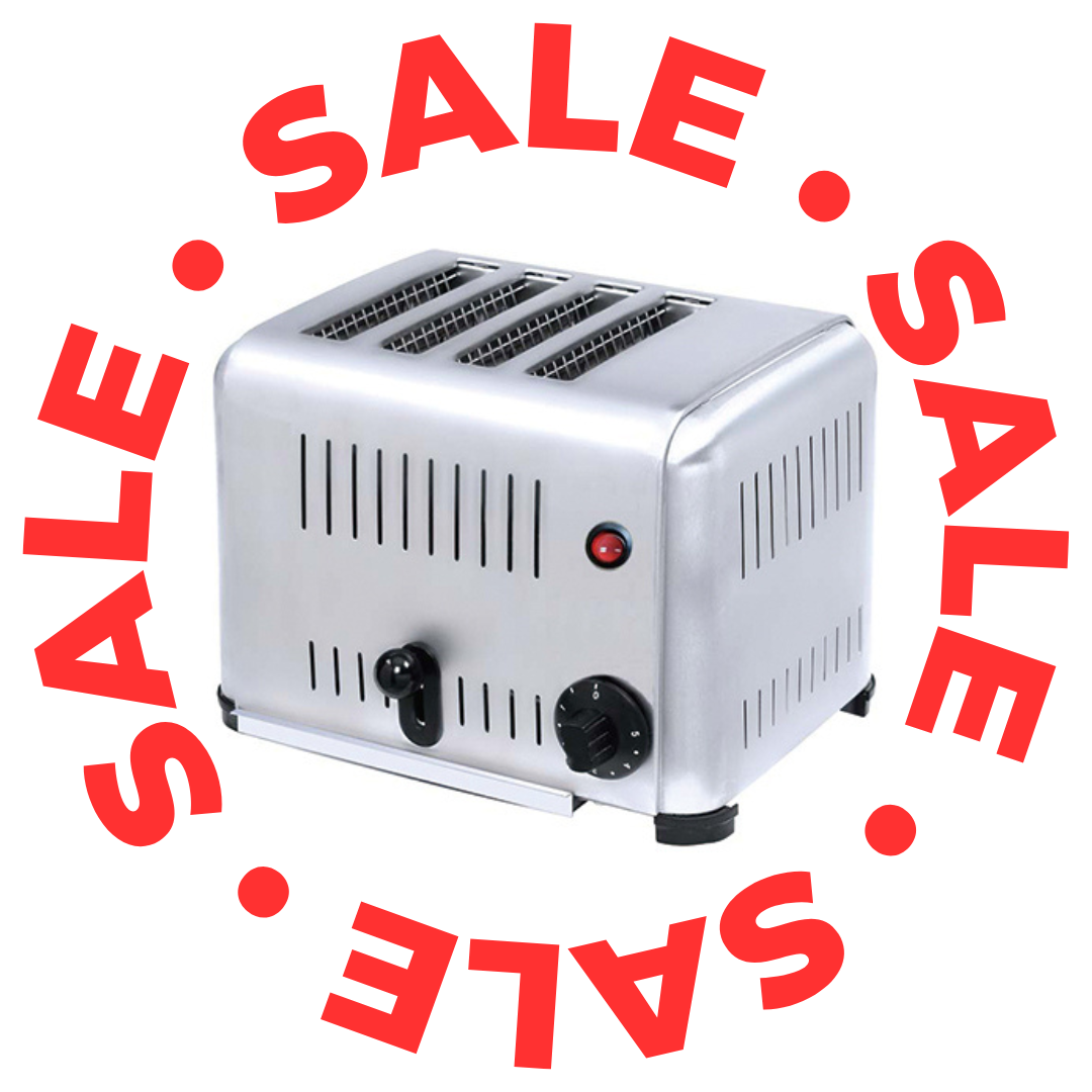 Infernus 4 Slice Toaster, ON SALE, Model- INF-HET4 (NCE3395)