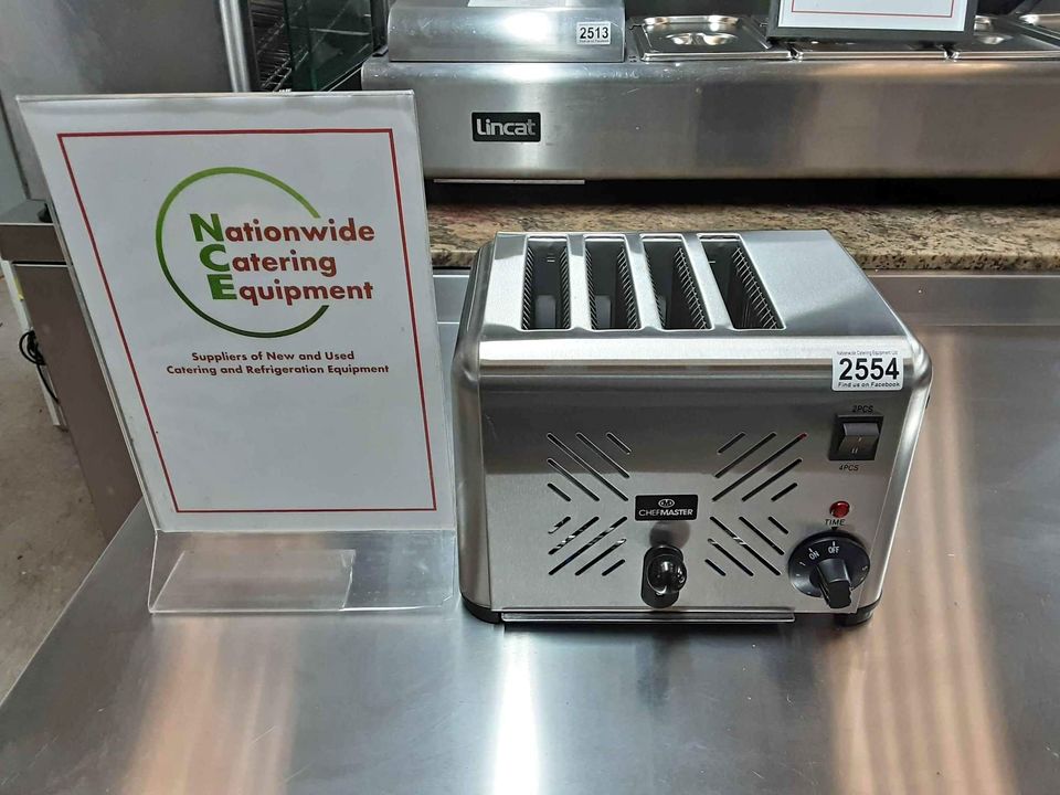 Chefmaster 4 Slots Toaster, Model-HEA895 (NCE2597)