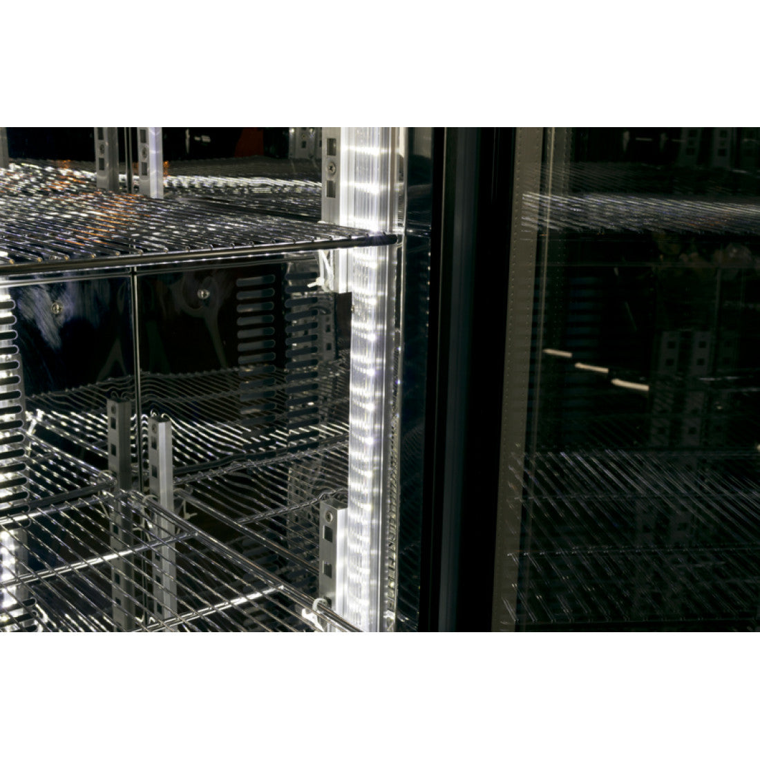 Prodis Double Hinged Door Stainless Steel Finish Upright Bottle Cooler,Model- NT20ST-HC. Delivery Included