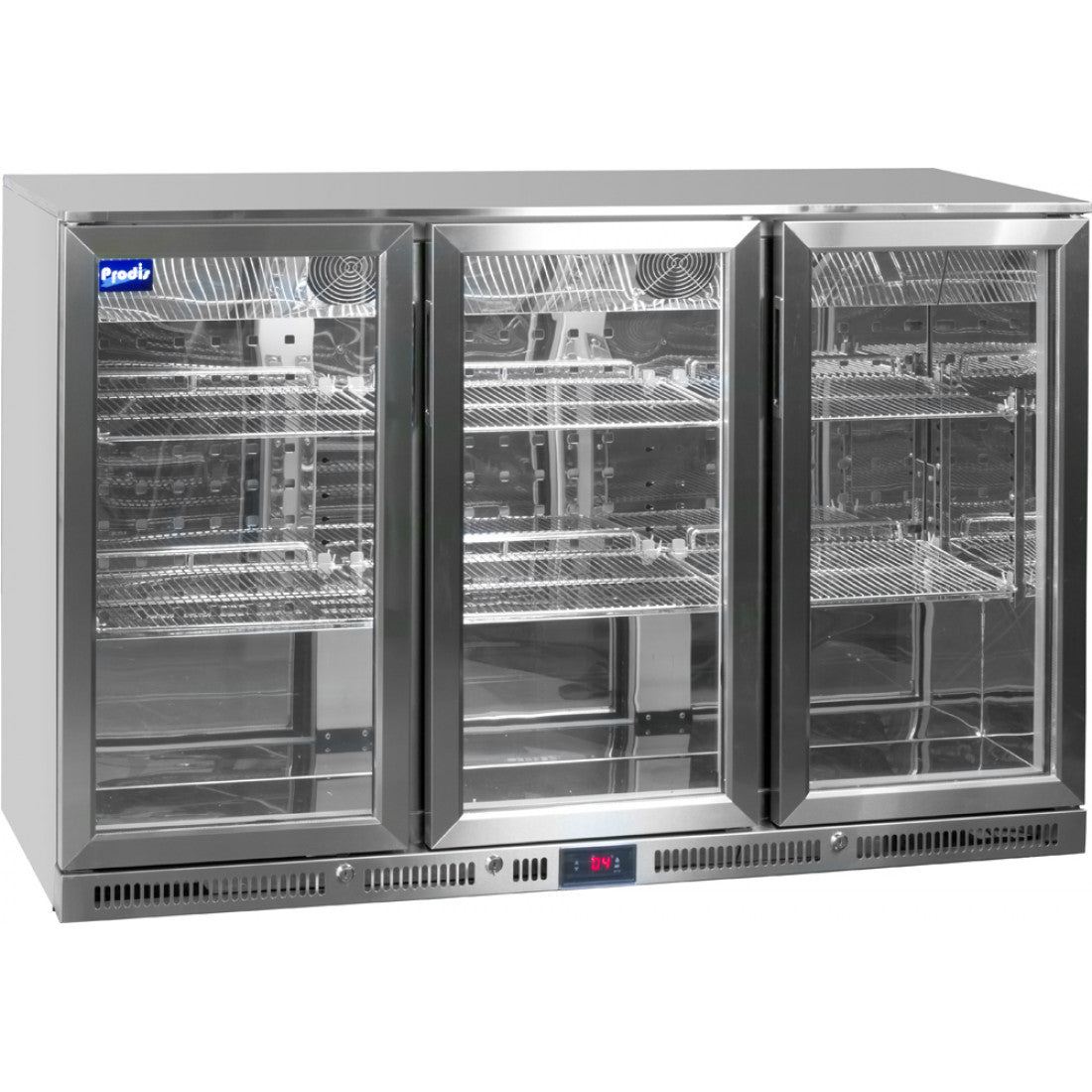 Prodis Stainless Steel Triple Hinged Door Bottle Cooler, Model- NT3ST. Delivery Available