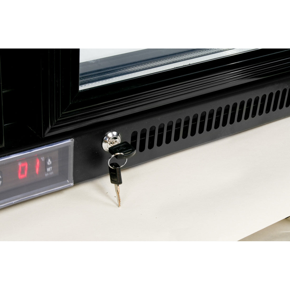 Prodis Triple Hinged Door Black Bottle Cooler, Model- NT3BH-HC. Delivery Included