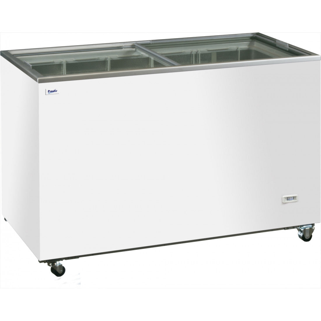 Prodis Display Chest Freezer, Sliding Lid, 355L Capacity, Model-New Vista NV3. Delivery Included
