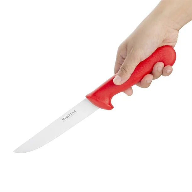 Hygiplas 15cm Red Boning Knife (NCE4157)