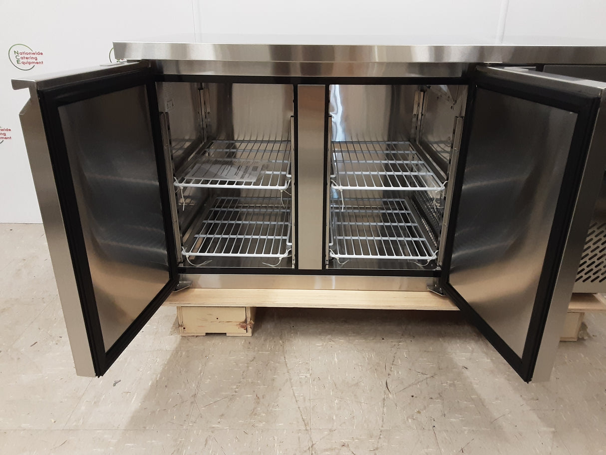 Arctica 2 Door Counter Fridge, 136cm, Model- HED496. Includes Delivery (NCE1783)