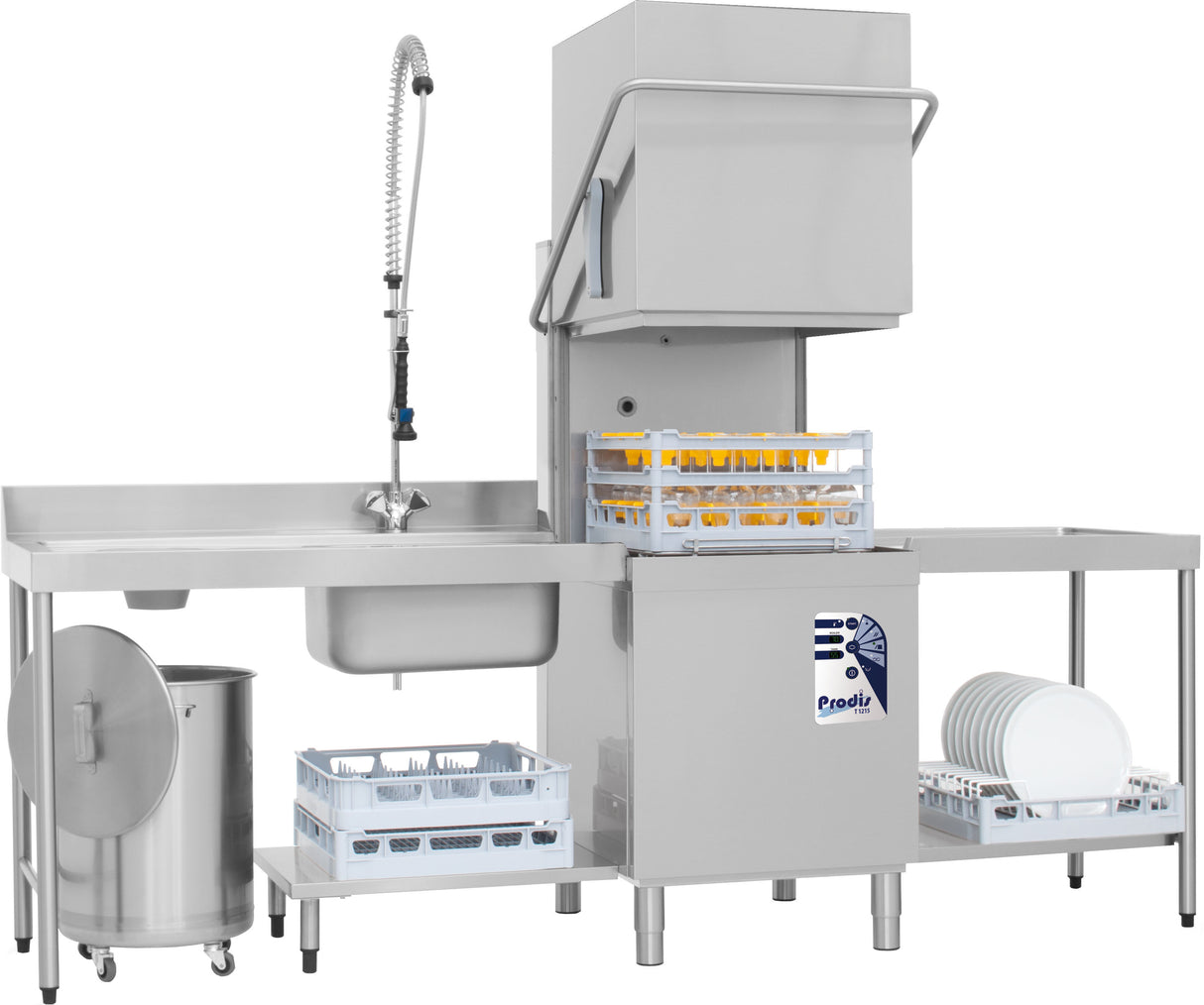 Prodis Heavy Duty, 50cm Basket, Drain Pump, Air Break Tank, Three Phase, Model- T1215PBT. Delivery Included