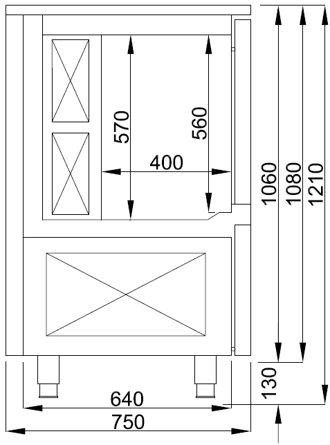 Combisteel Proline Blast Chiller/Freezer, 7x1/1GN, Model- 7489.5210 — image 3