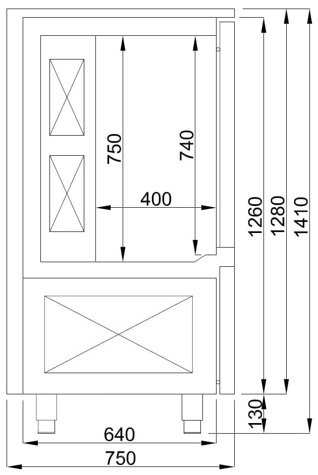 Combisteel Proline Blast Chiller/Freezer, 10x1/1GN, Model- 7489.5215 — image 3