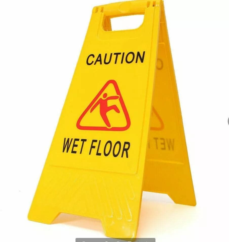Yellow Caution/Wet Floor Sign (NCE3064) — image 1