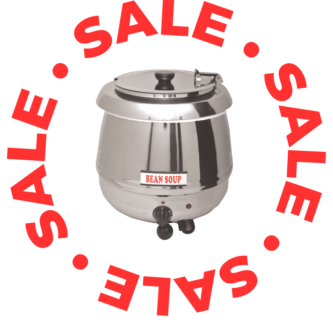 Infernus Silver Soup Kettle - 10L, Model-INF-SS6000. Ex-Display Unit(NCE3202)