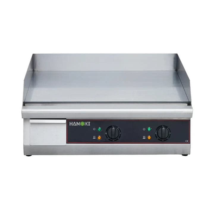 Hamoki Twin Zone 60cm Chrome Tabletop Electric Griddle, 13amp, Model-GR-610 (NCE4405) — image 2