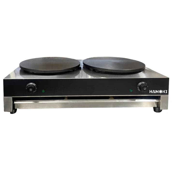 Hamoki Twin 40cm Tabletop Electric Crepe Maker, 13amp (NCE4437) — image 2