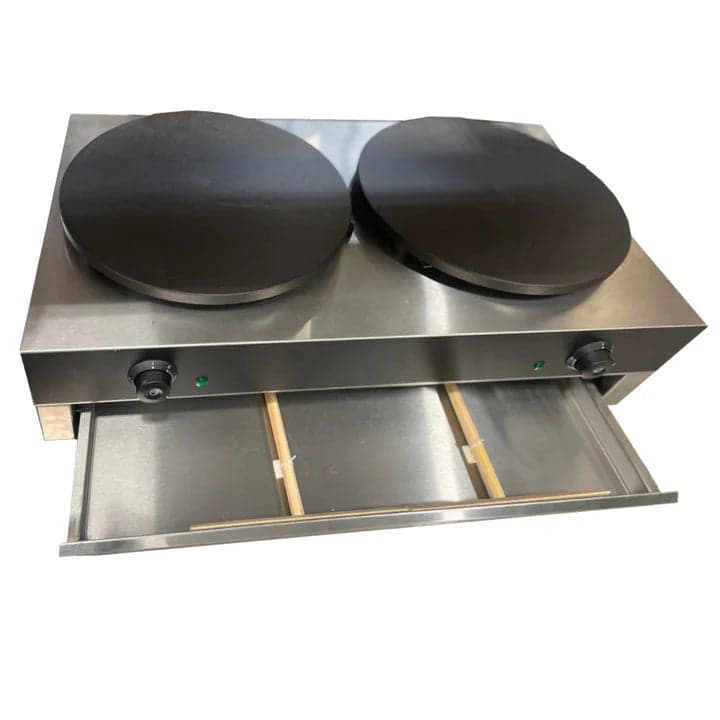 Hamoki Twin 40cm Tabletop Electric Crepe Maker, 13amp (NCE4437) — image 3