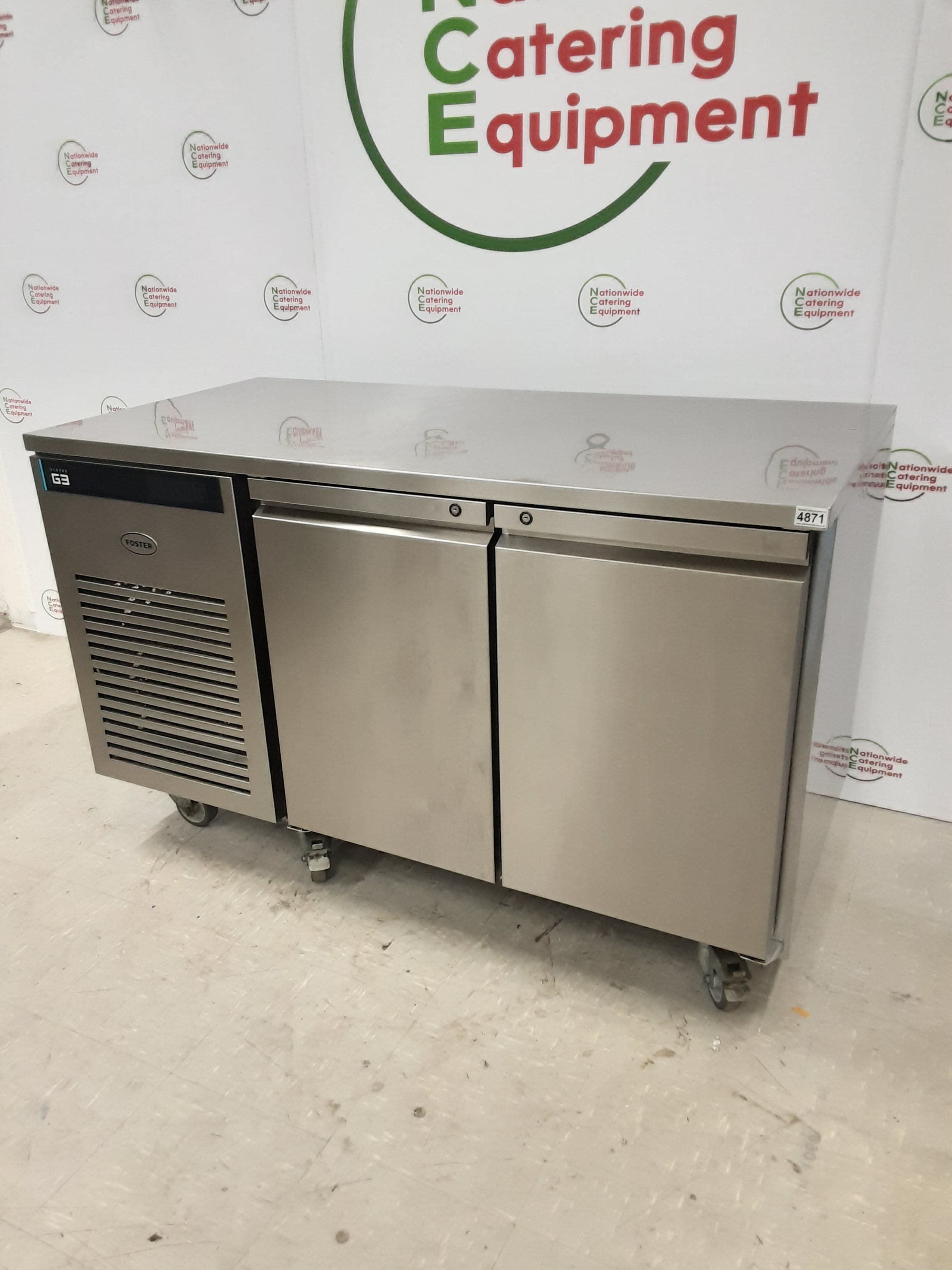 Foster 2024 Manufactured  G3 Ecopro Two Door Flat Counter Fridge, 142cm (NCE4871) — image 2