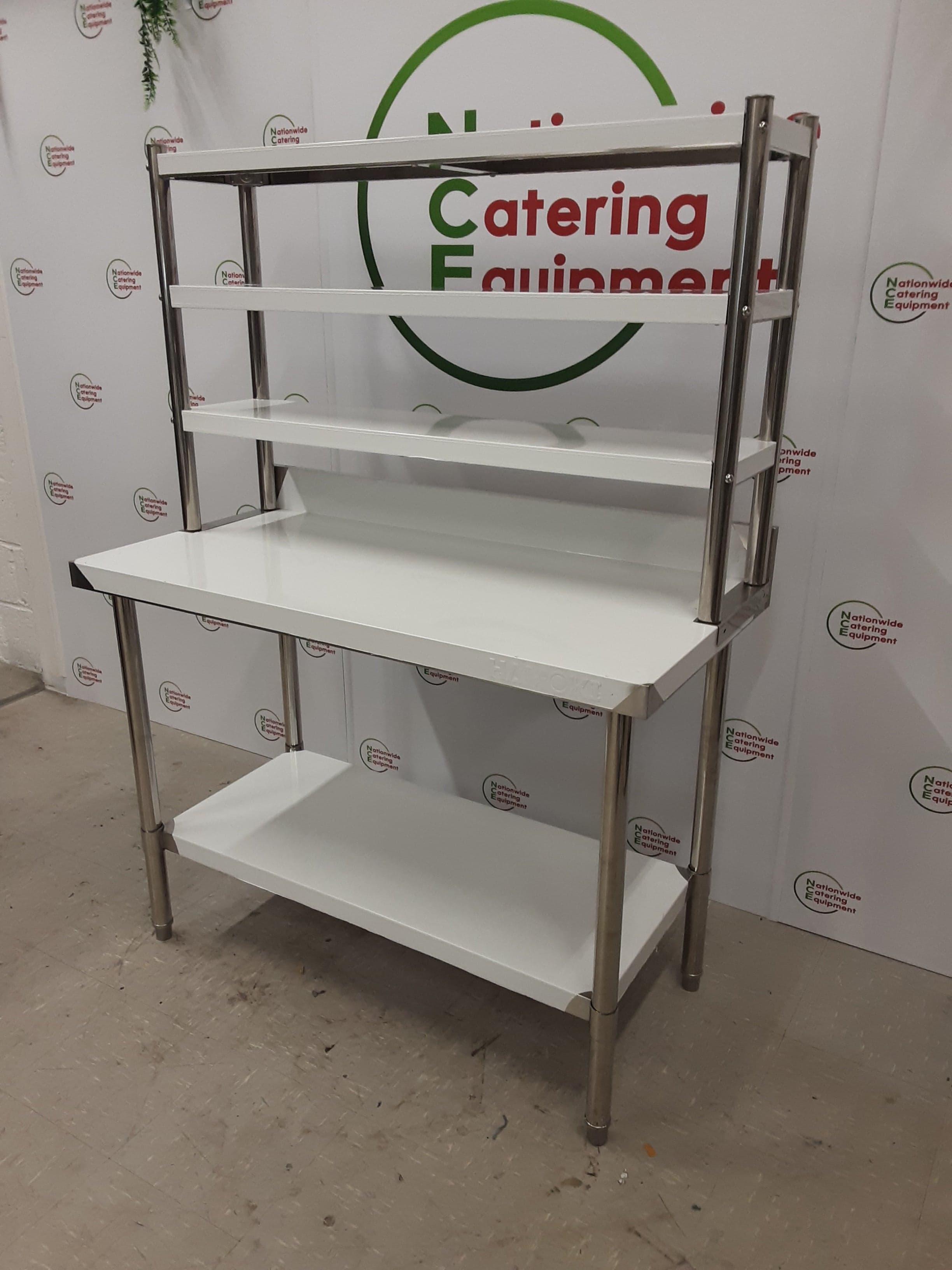 Hamoki Stainless Steel Three Tier Over Table Shelf, 120cm (NCE4885) — image 6