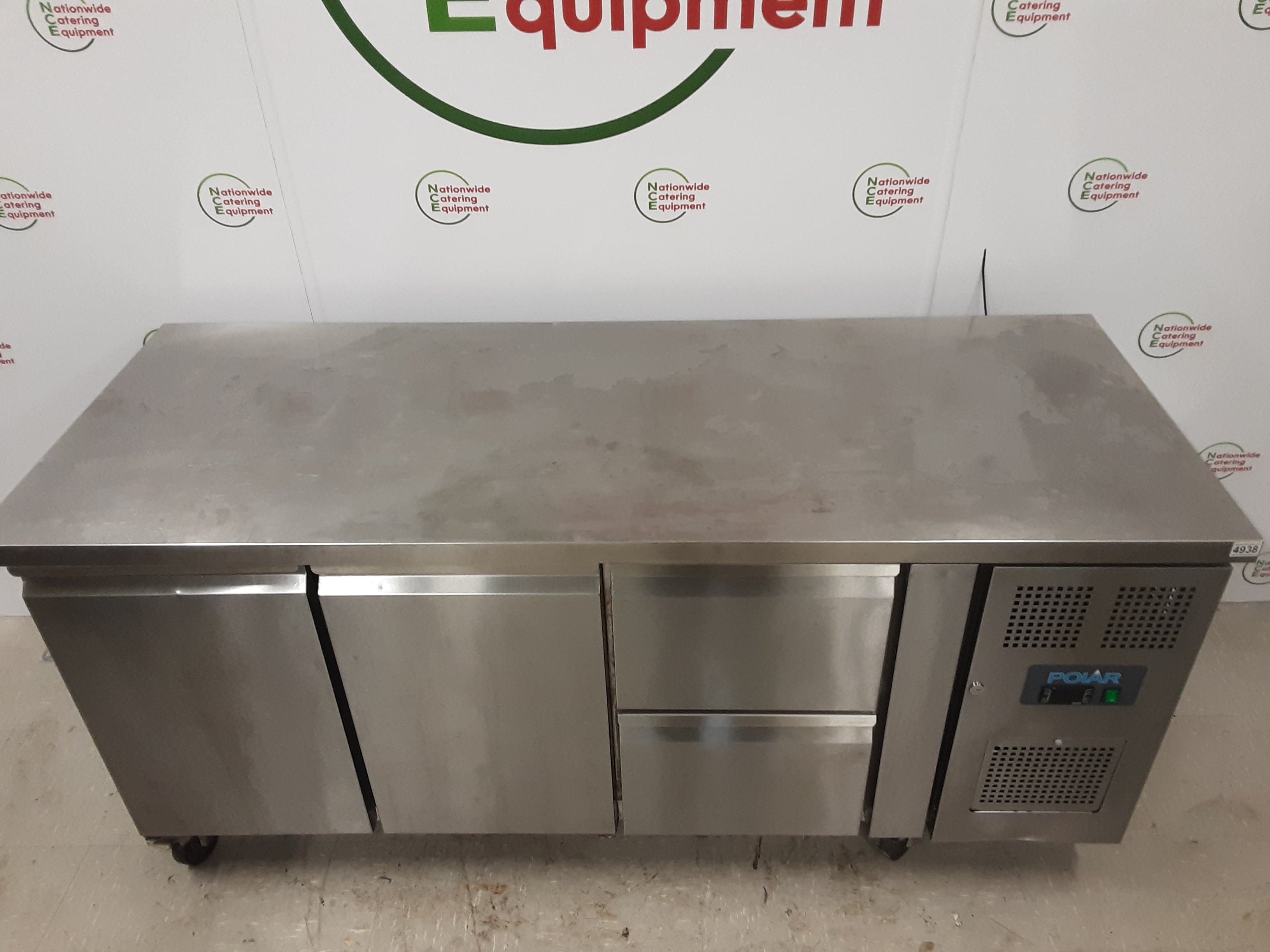 Polar U Series Two Door/Two Drawer Counter Fridge, 180cm (NCE4938) — image 3