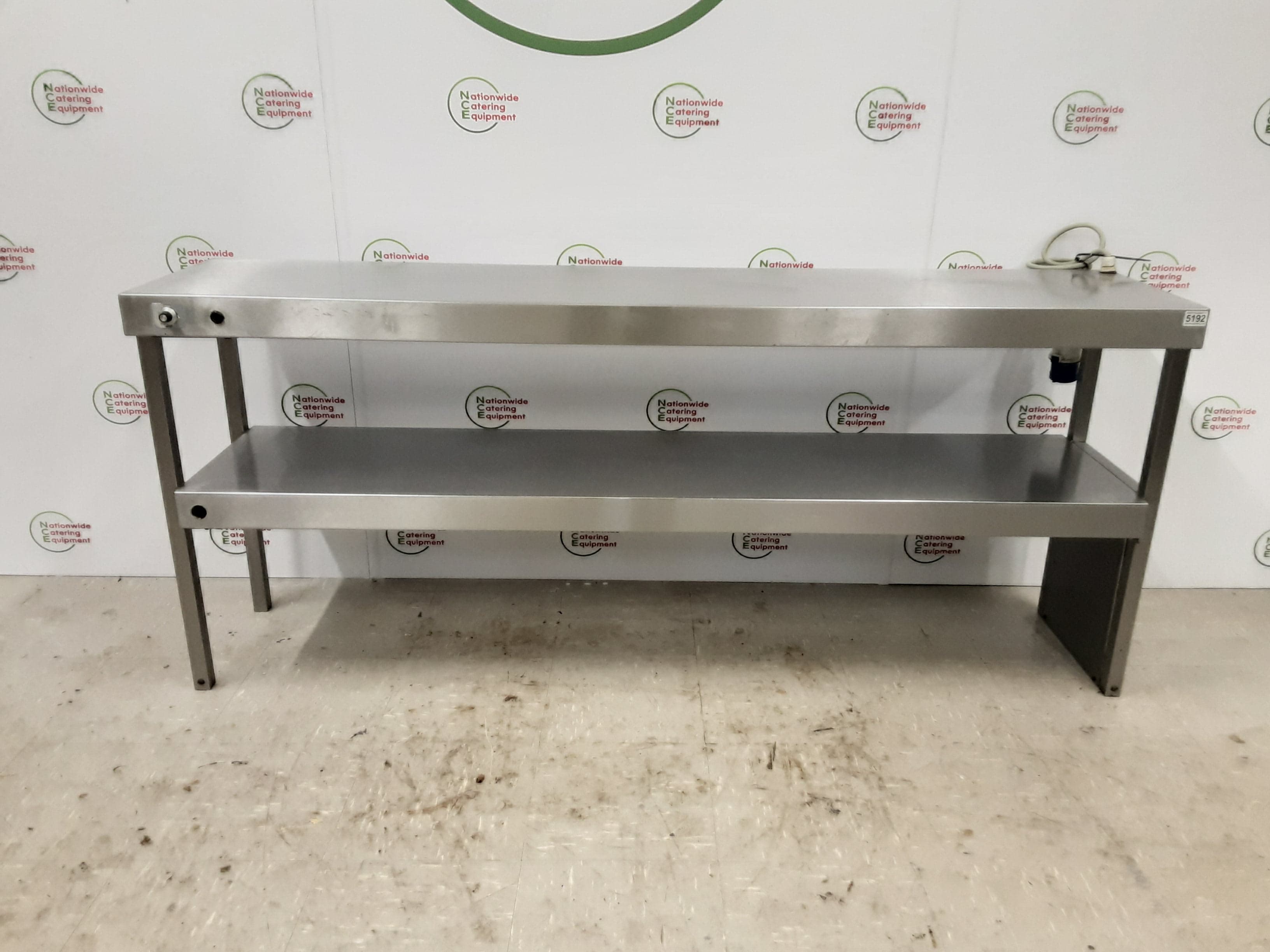 Stainless Steel Two Tier (One Tier Heated) Gantry, 181cm (NCE5192) — image 1