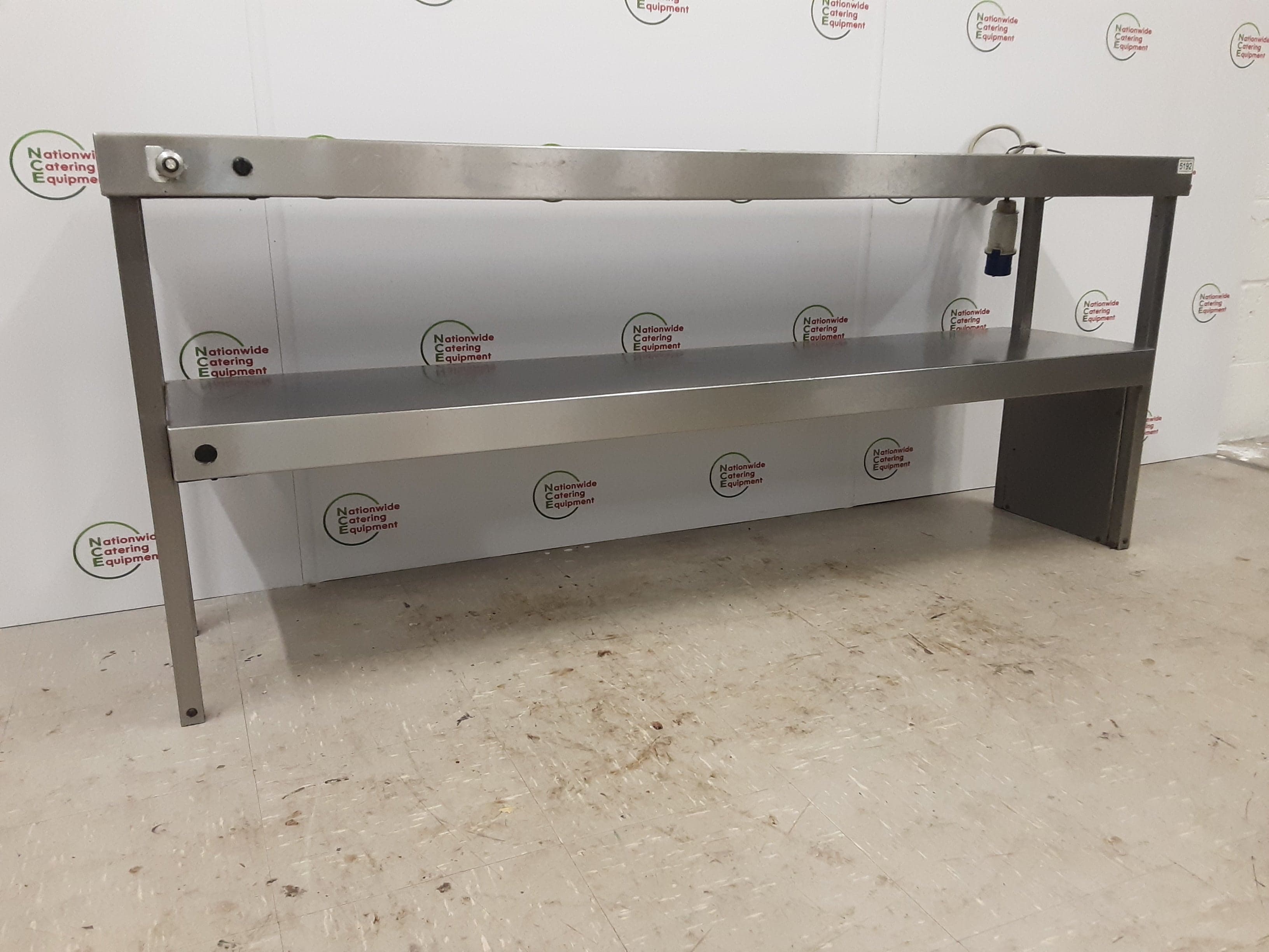 Stainless Steel Two Tier (One Tier Heated) Gantry, 181cm (NCE5192) — image 3