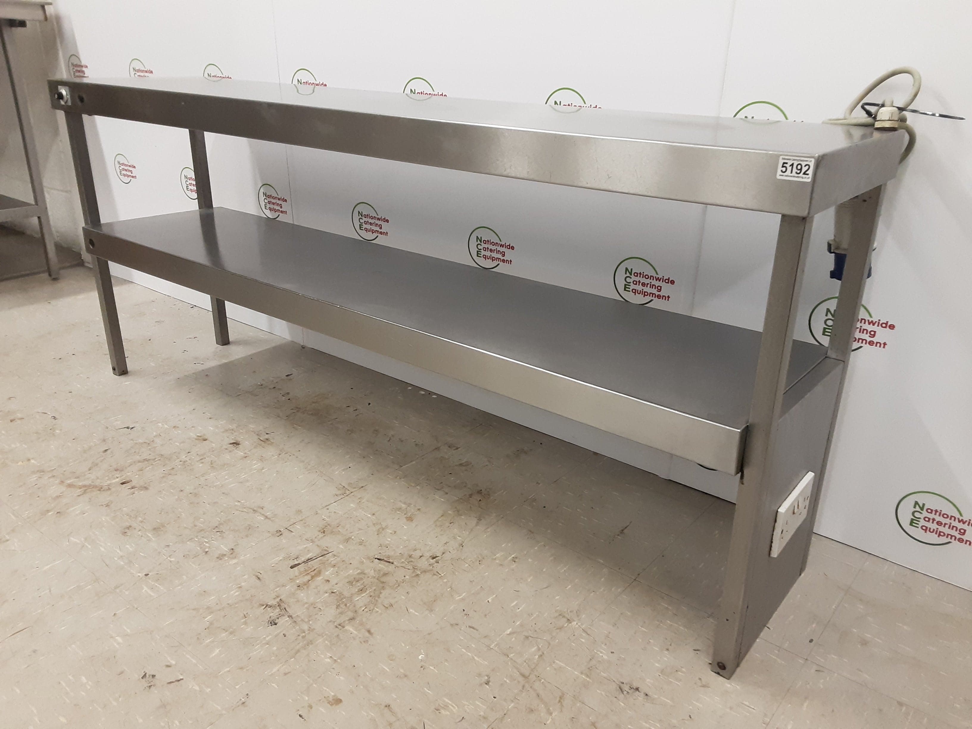 Stainless Steel Two Tier (One Tier Heated) Gantry, 181cm (NCE5192) — image 4