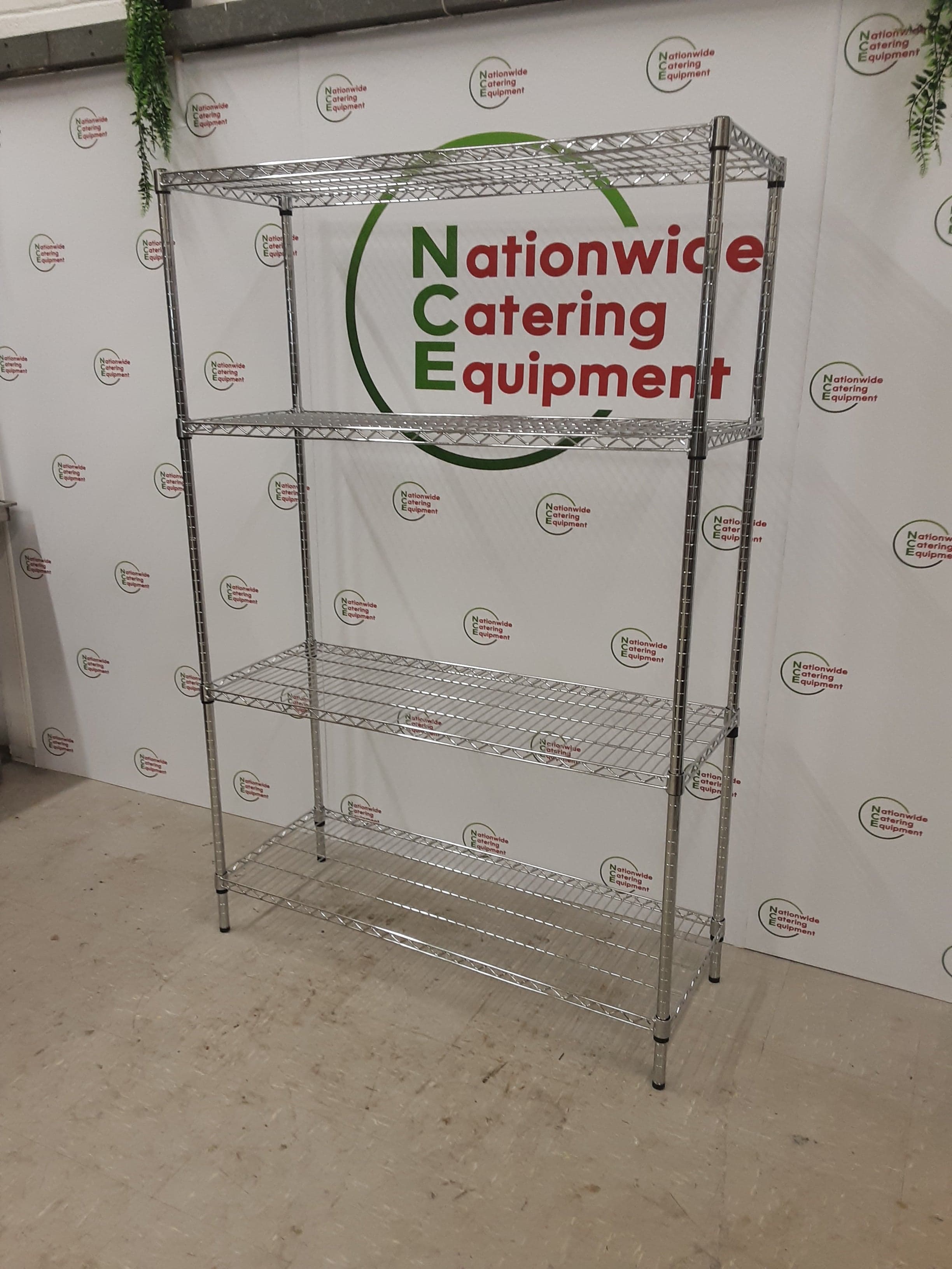 Combisteel Chrome Four Tier Wire Shelving Unit 120x45cm (NCE5194) — image 5