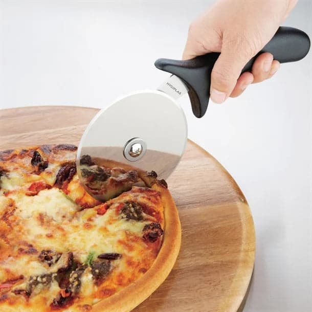 Pizza Wheel Cutter - Black 4" By Hygiplas (NCE5244) — image 2