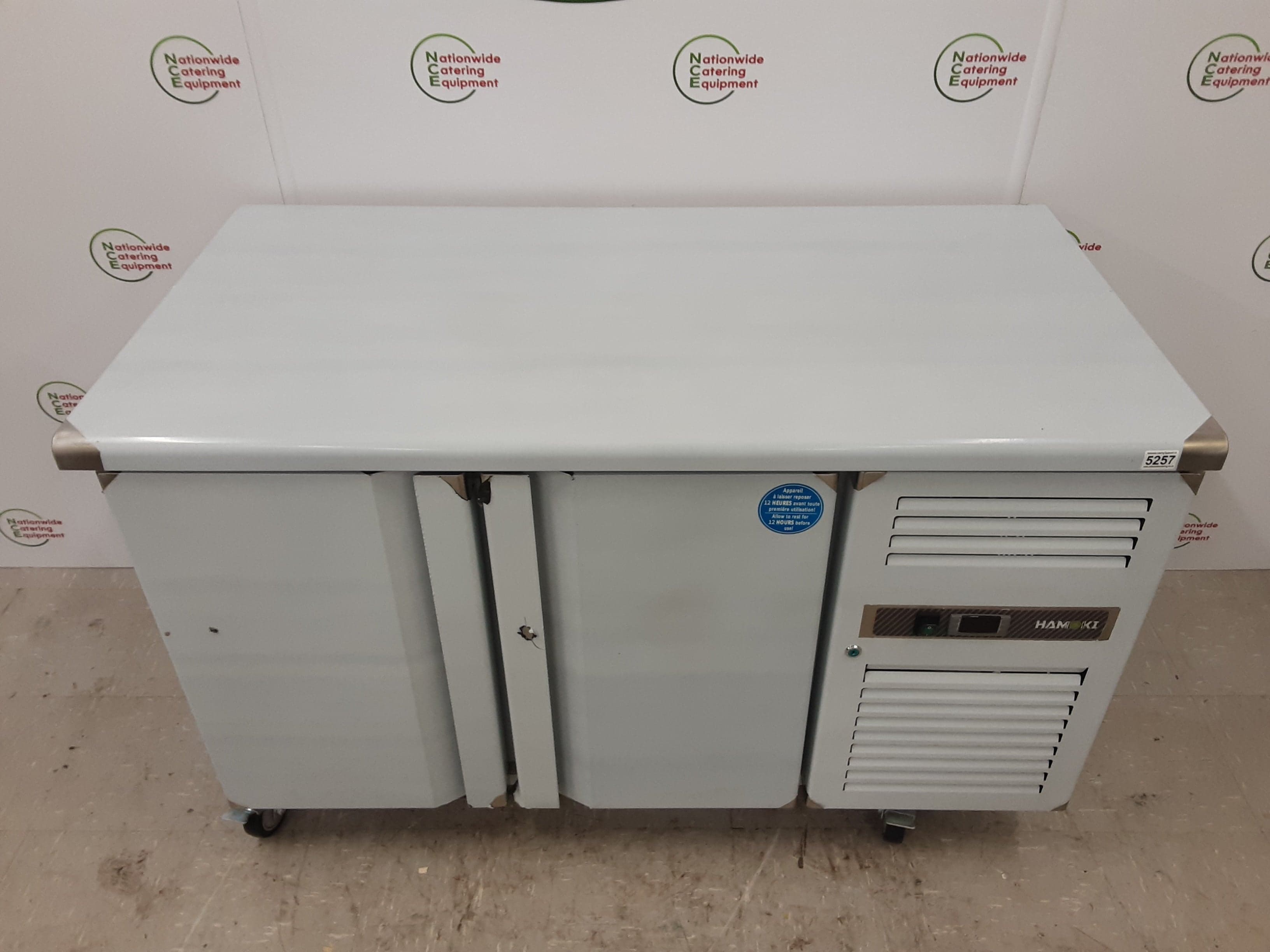 Hamoki Two Door Flat Counter Freezer, 135cm, Model-GN2100BT (NCE5257) — image 3