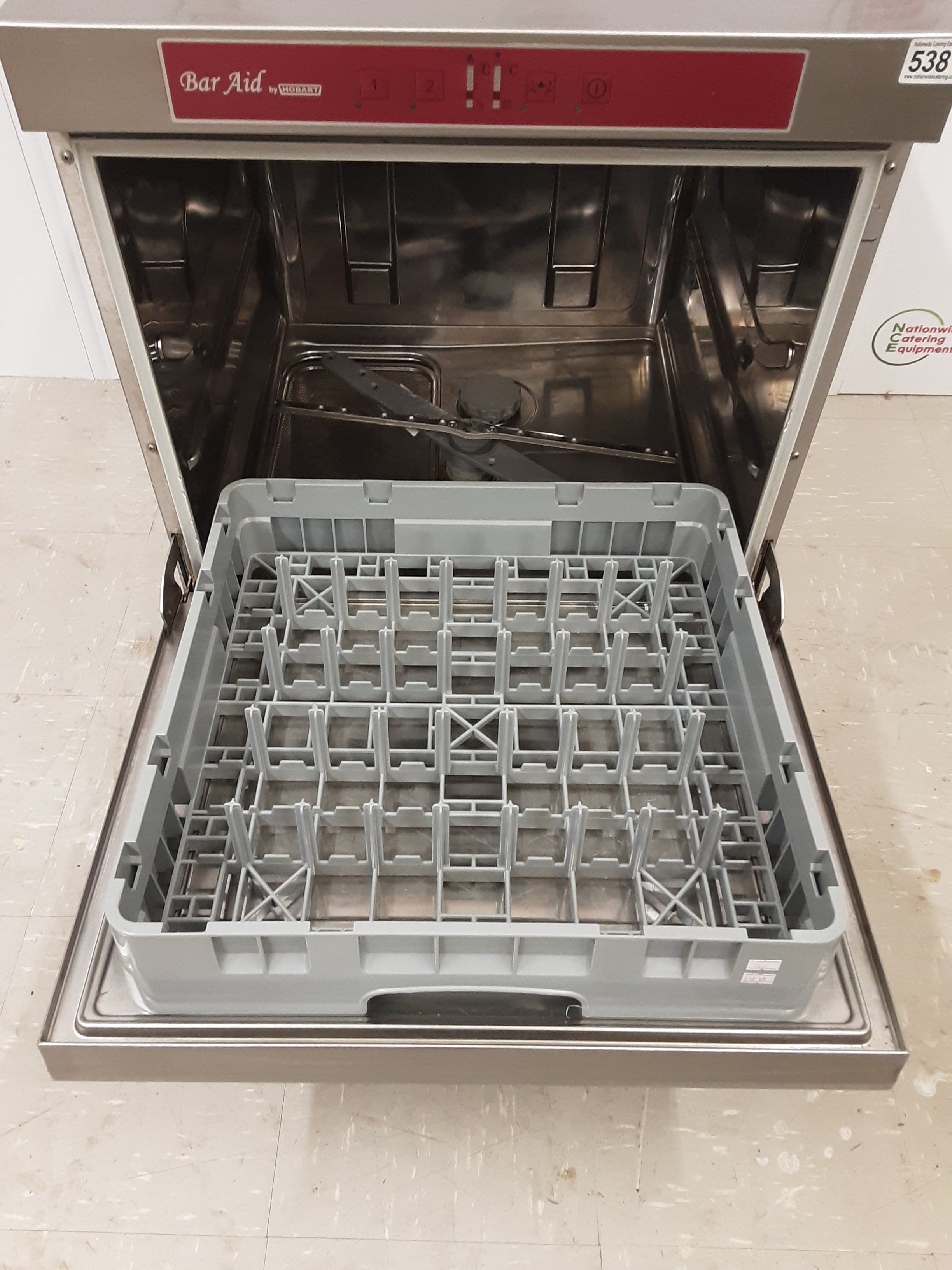 Baraid By Hobart, Undercounter Glasswasher, 32amp/1ph, Model-BARAID500S-10A (NCE5381) — image 3