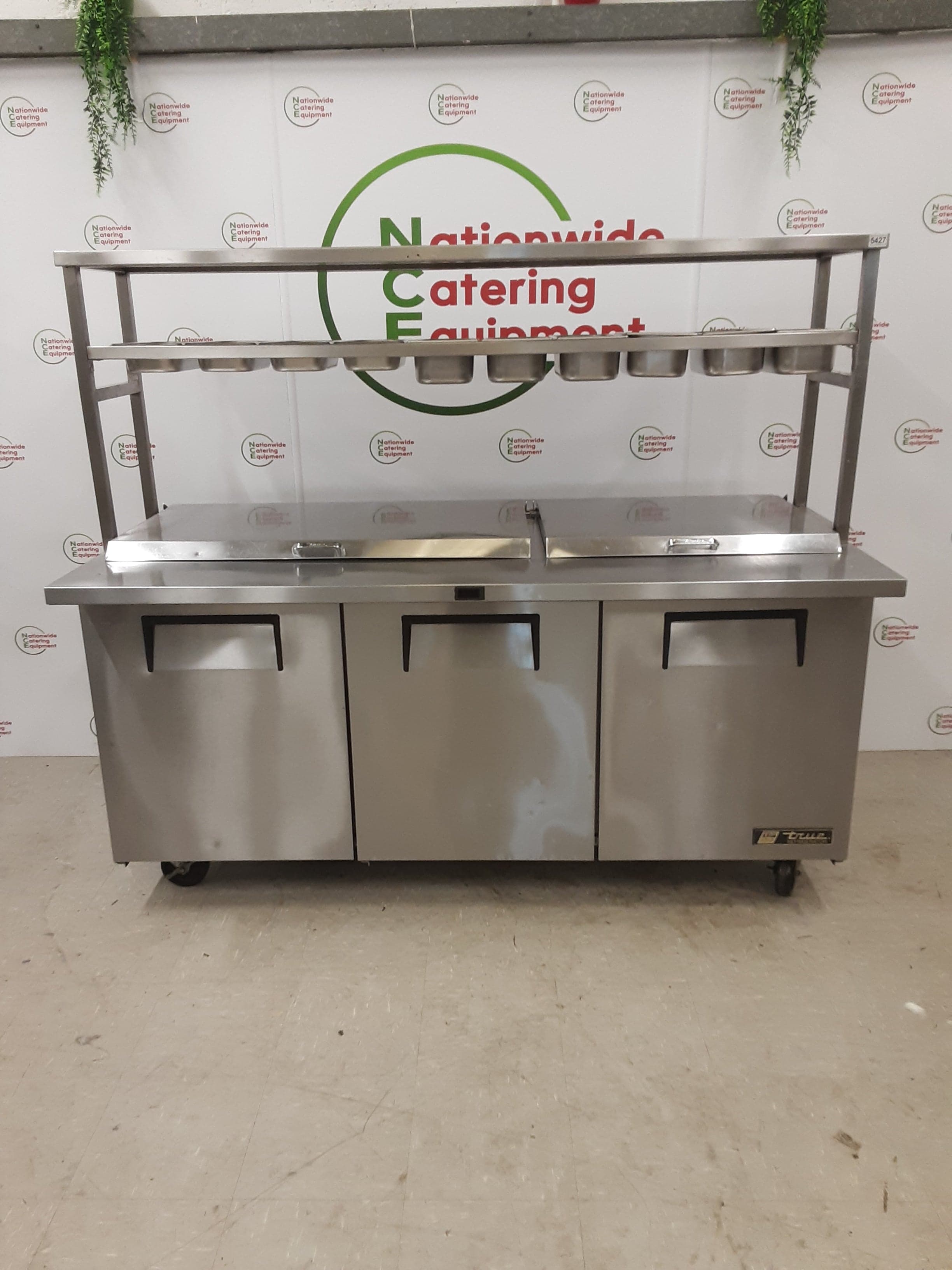 True Three Door Counter Fridge With Toppings Openings, Shelving, Extra Deep (NCE5427) — image 1
