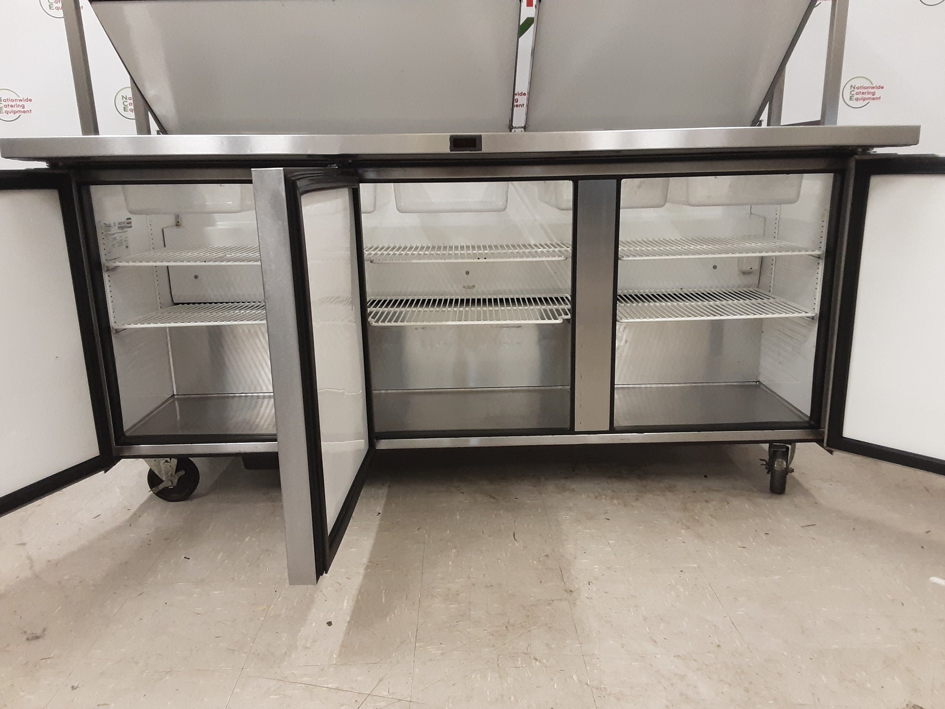True Three Door Counter Fridge With Toppings Openings, Shelving, Extra Deep (NCE5427) — image 7