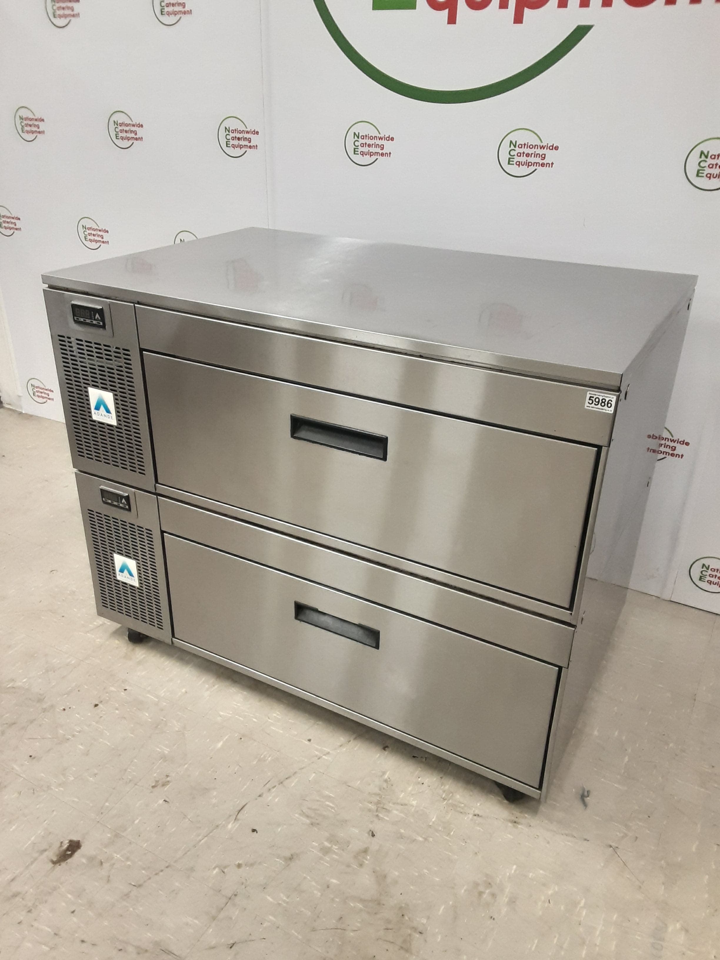 Adande Two Drawer Counter Fridge/Freezer, Model- VCS (NCE5986) — image 2