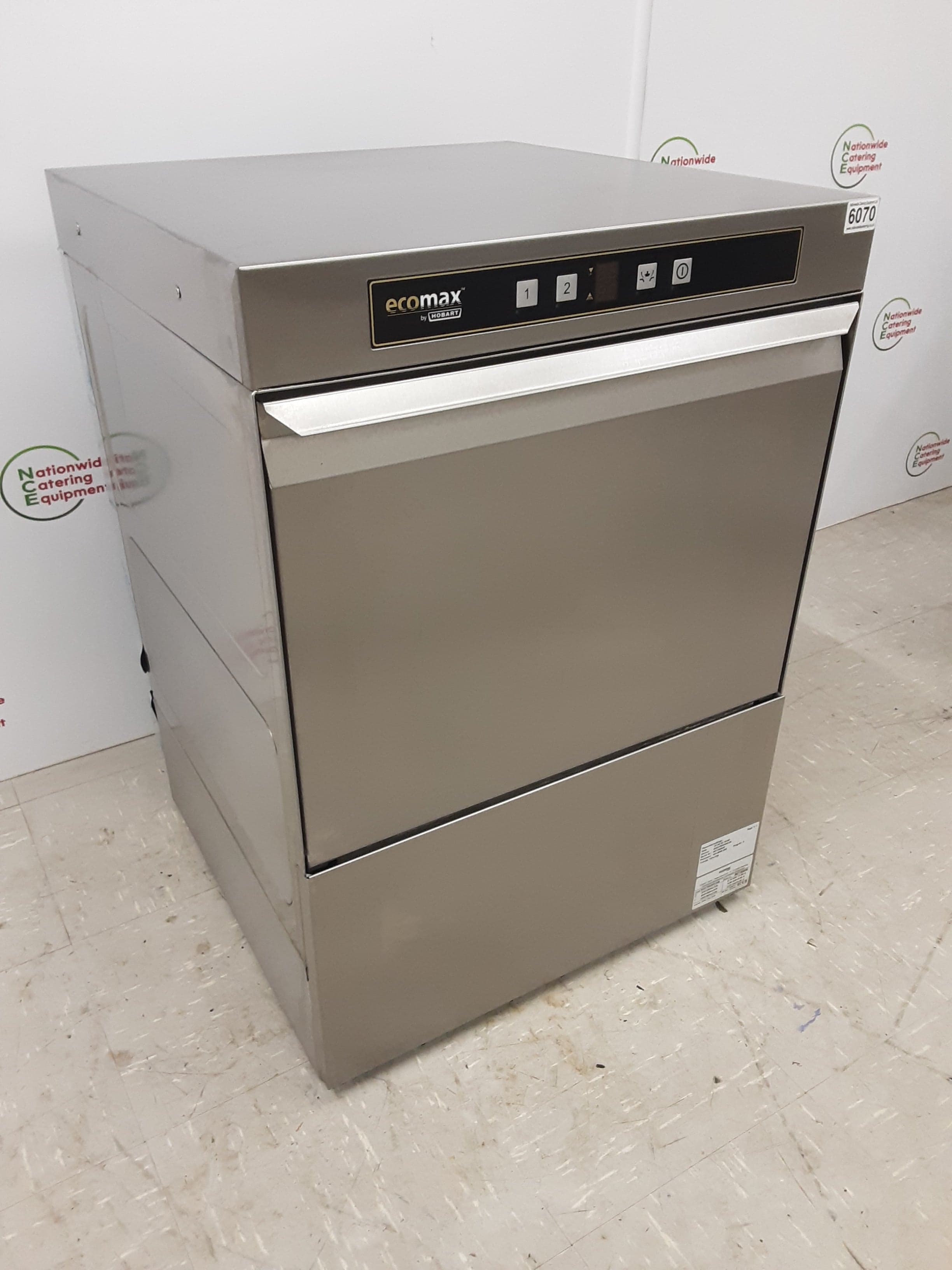 Hobart Ecomax Undercounter Dishwasher - Single Phase. Model- ECO-F504SW-20B (NCE6070) — image 4