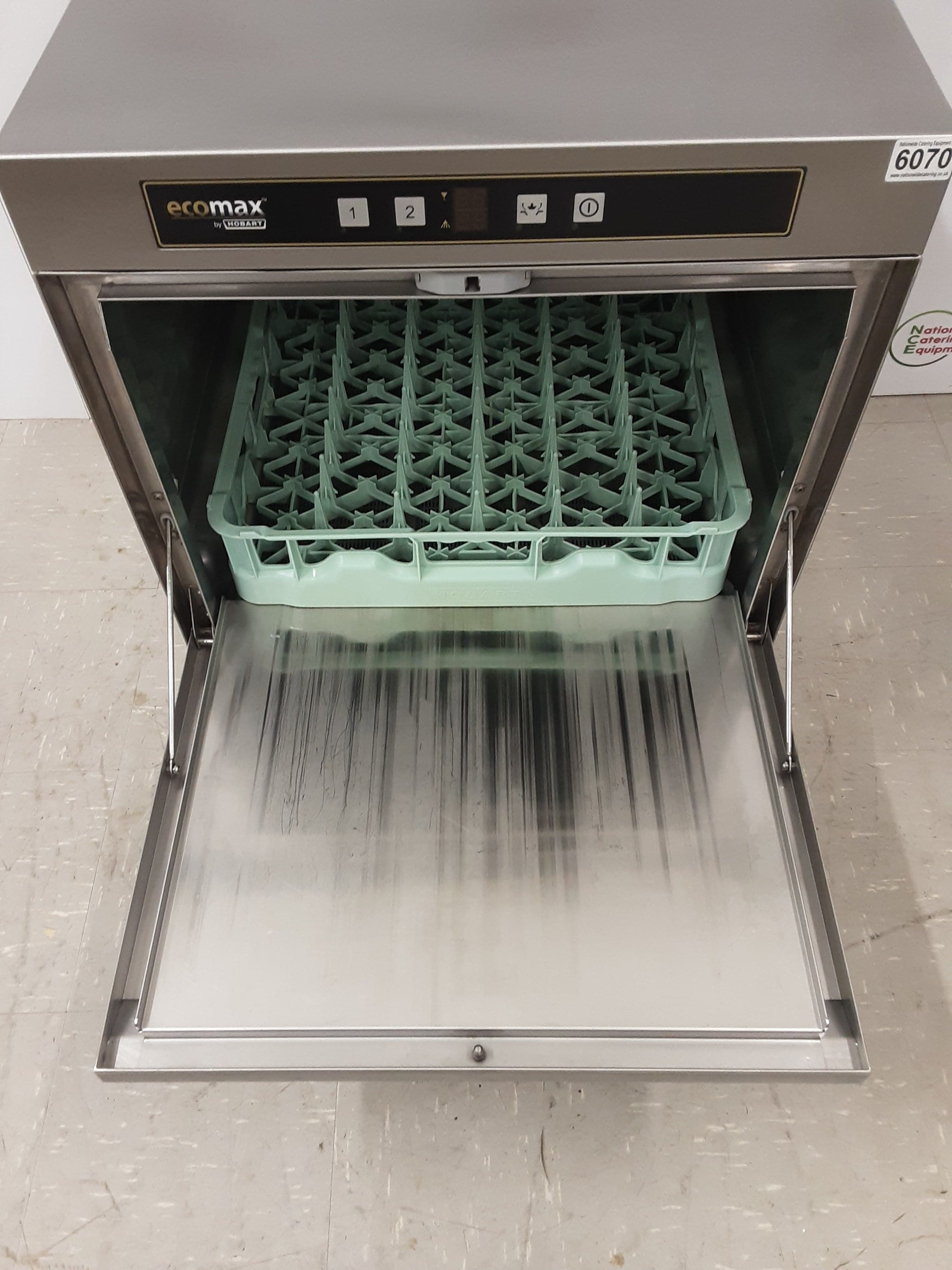 Hobart Ecomax Undercounter Dishwasher - Single Phase. Model- ECO-F504SW-20B (NCE6070) — image 5