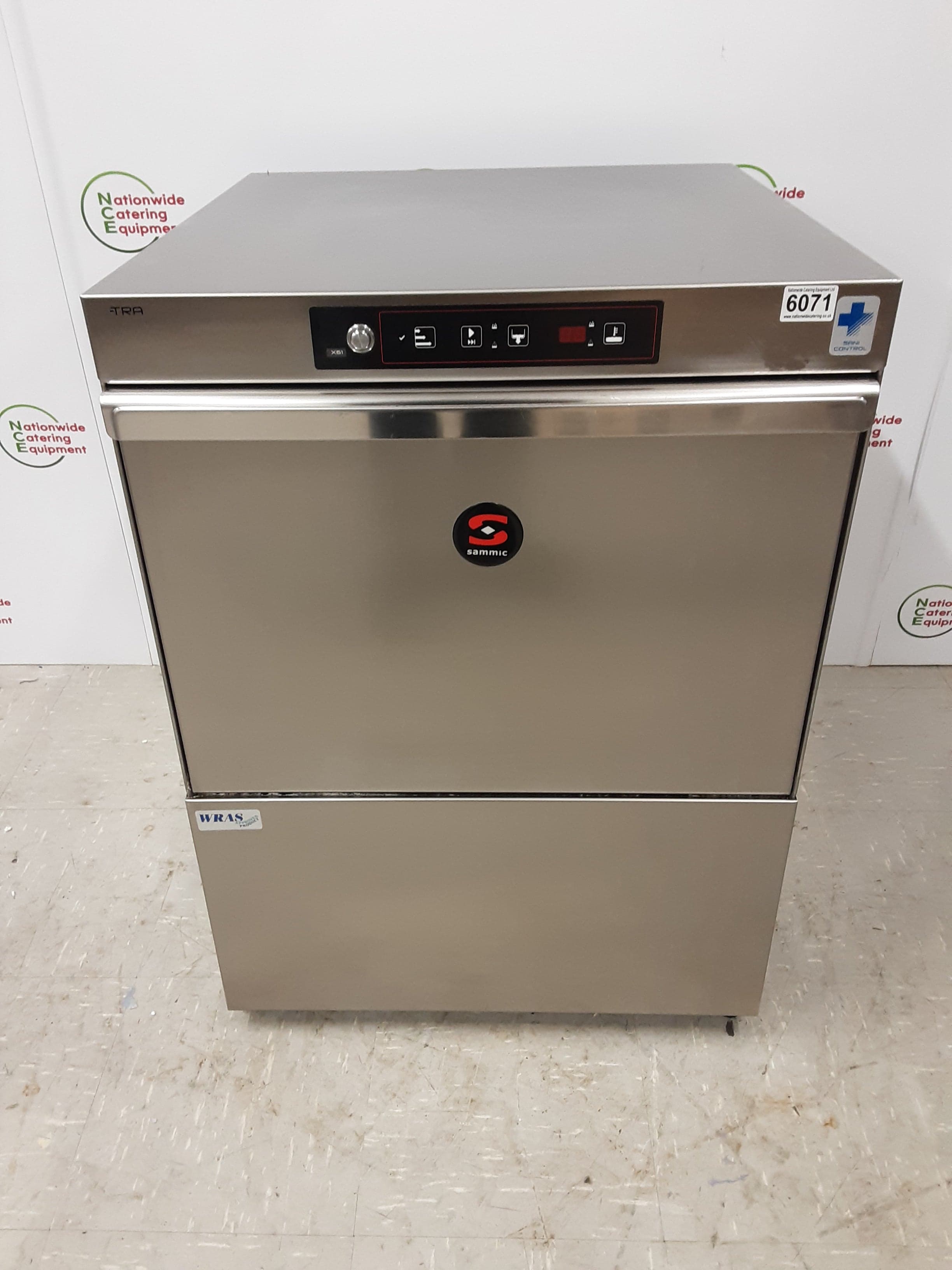 Sammic Undercounter Dishwasher, 1ph/32amp, Model- X61 (NCE6071) — image 1