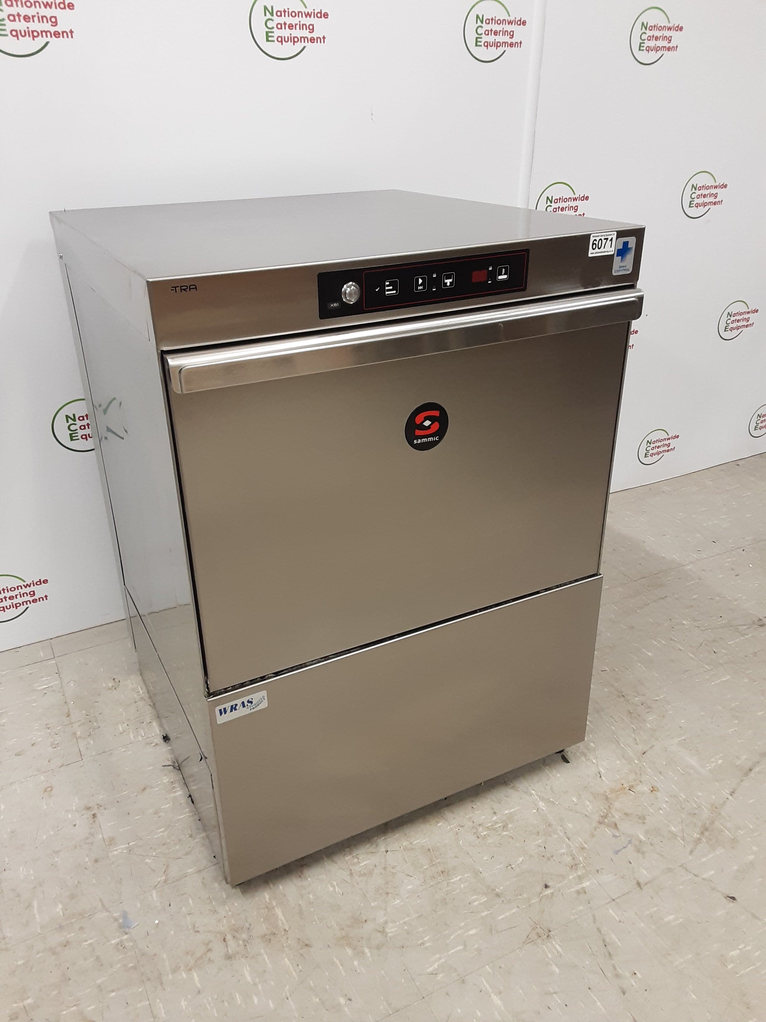 Sammic Undercounter Dishwasher, 1ph/32amp, Model- X61 (NCE6071) — image 3