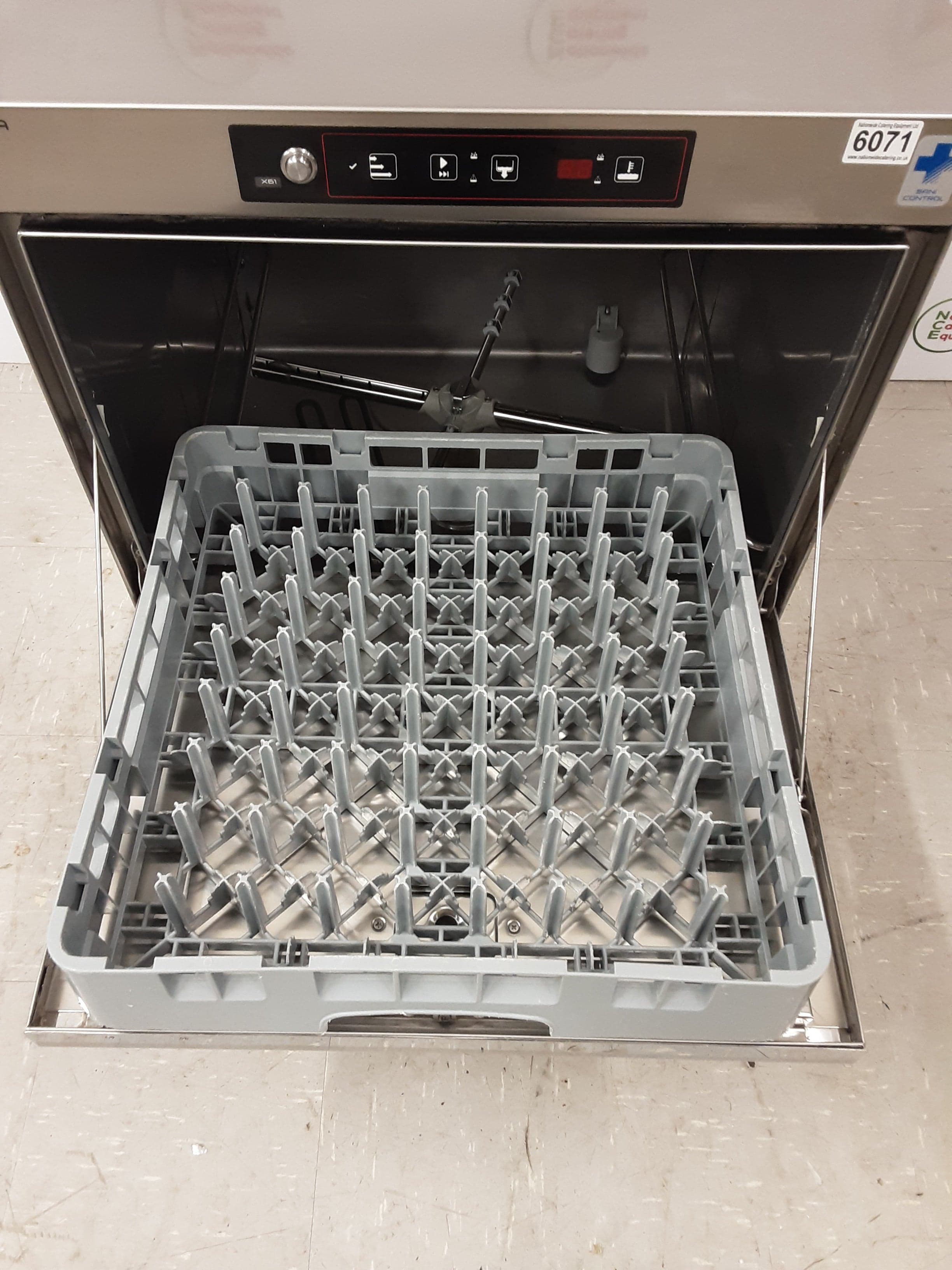 Sammic Undercounter Dishwasher, 1ph/32amp, Model- X61 (NCE6071) — image 6
