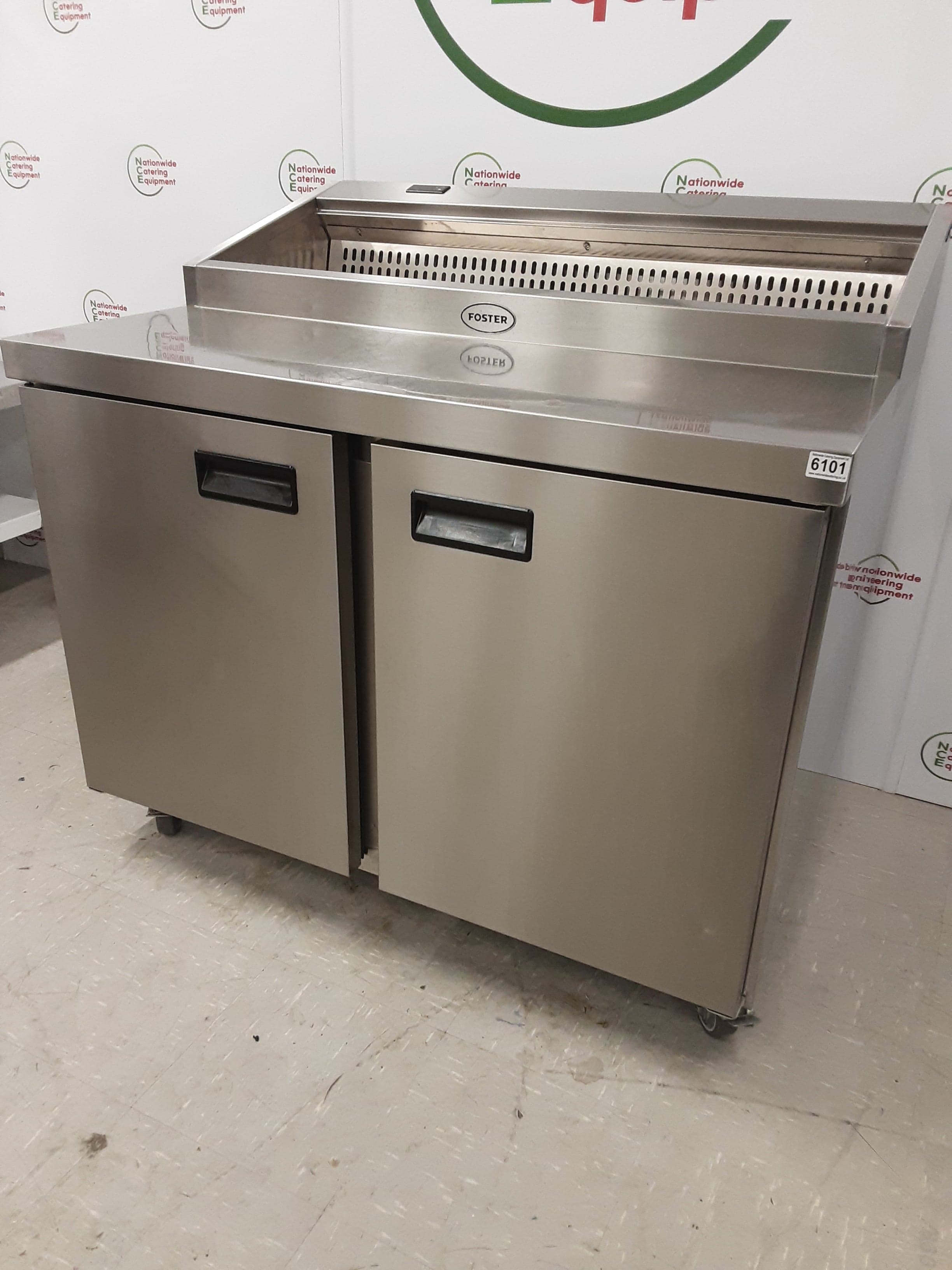 Foster Two Door Pizza/Saladette Prep Counter Fridge, Model- FPS2/HR (NCE6101) — image 6