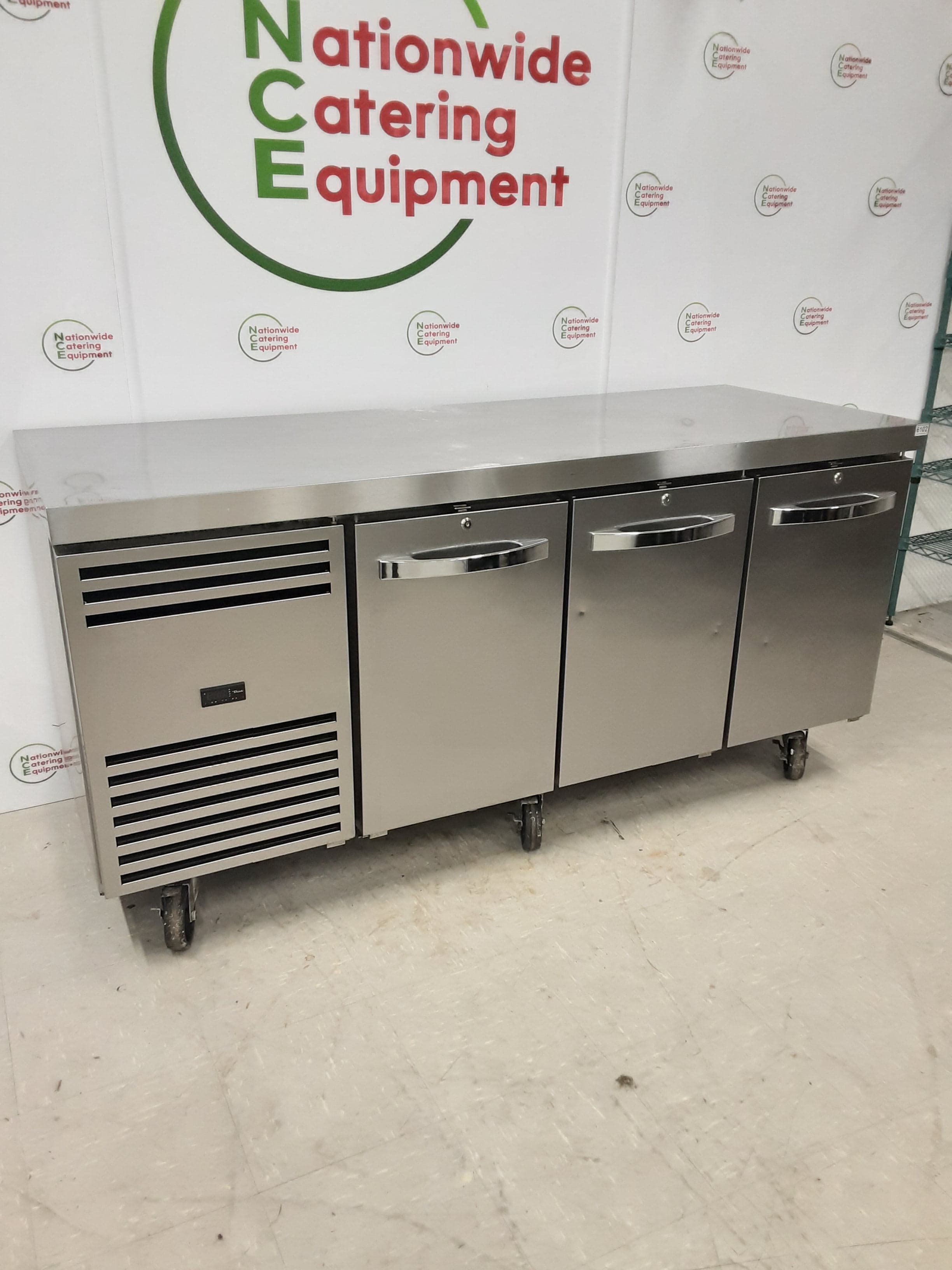 True Three Door Flat Counter Freezer, 187cm, Model- TCR1/3 (NCE6102) — image 2