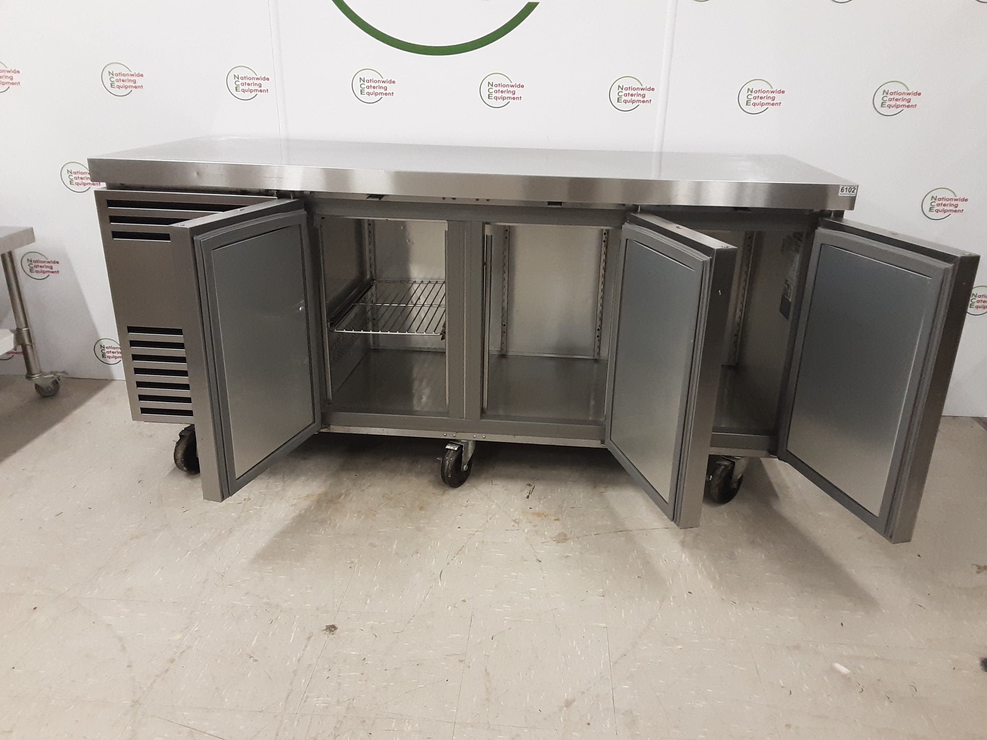 True Three Door Flat Counter Freezer, 187cm, Model- TCR1/3 (NCE6102) — image 5