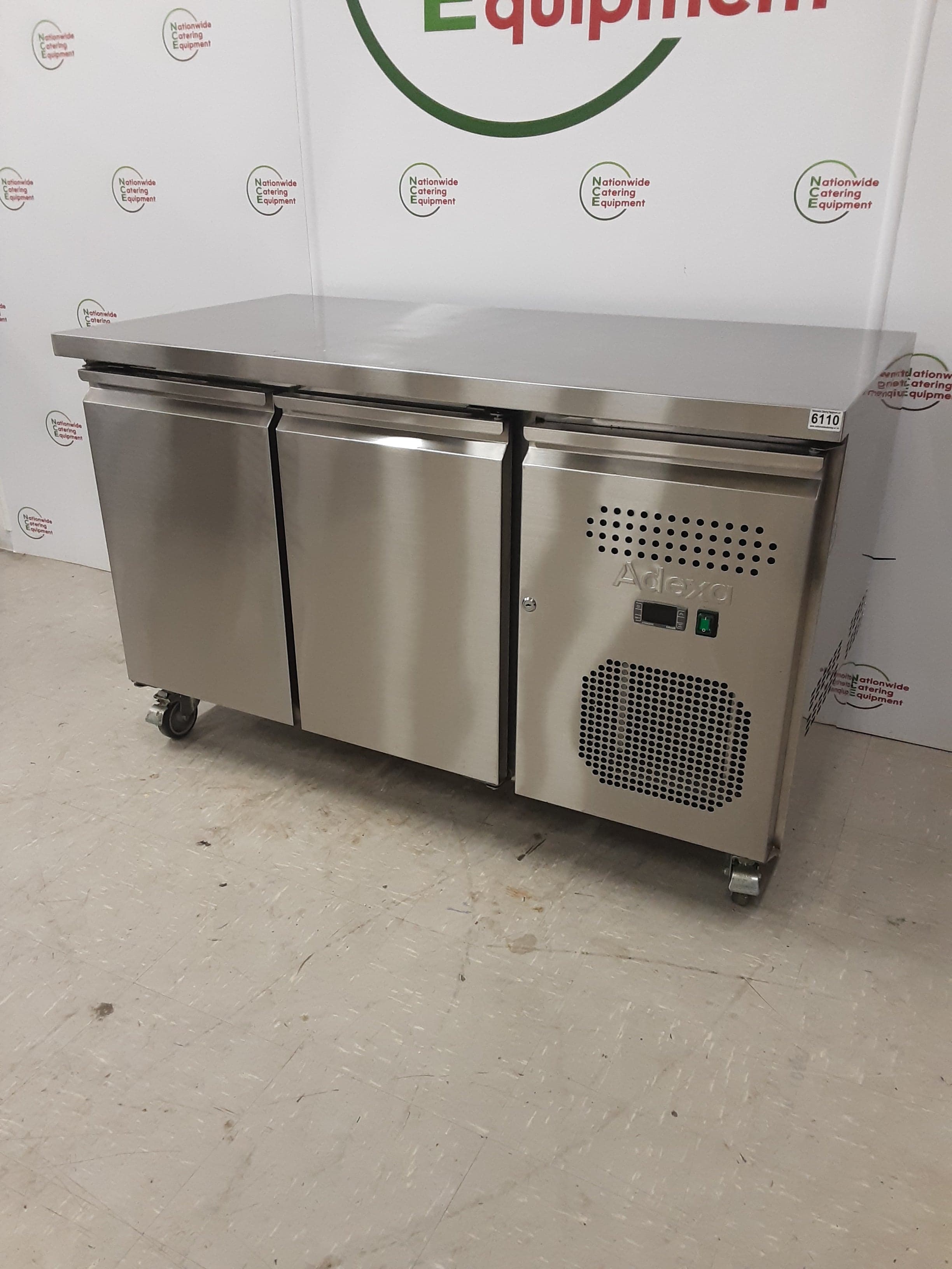 Adexa Two Door Flat Counter Freezer, 136cm, Model-FG21V  (NCE6110) — image 3